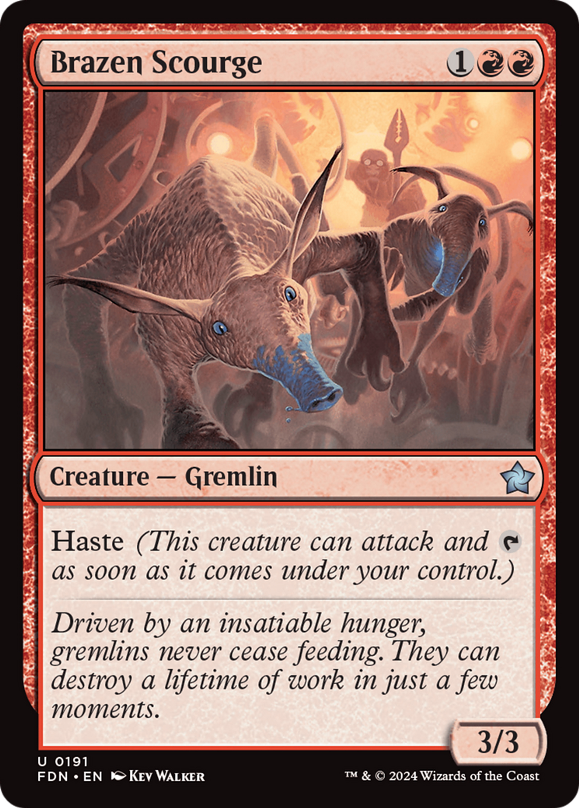 Fléau intrépide — Foundations — Magic: The Gathering