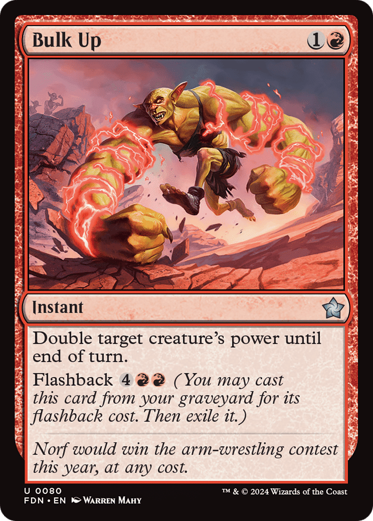 Bulk Up — Foundations — Magic: The Gathering