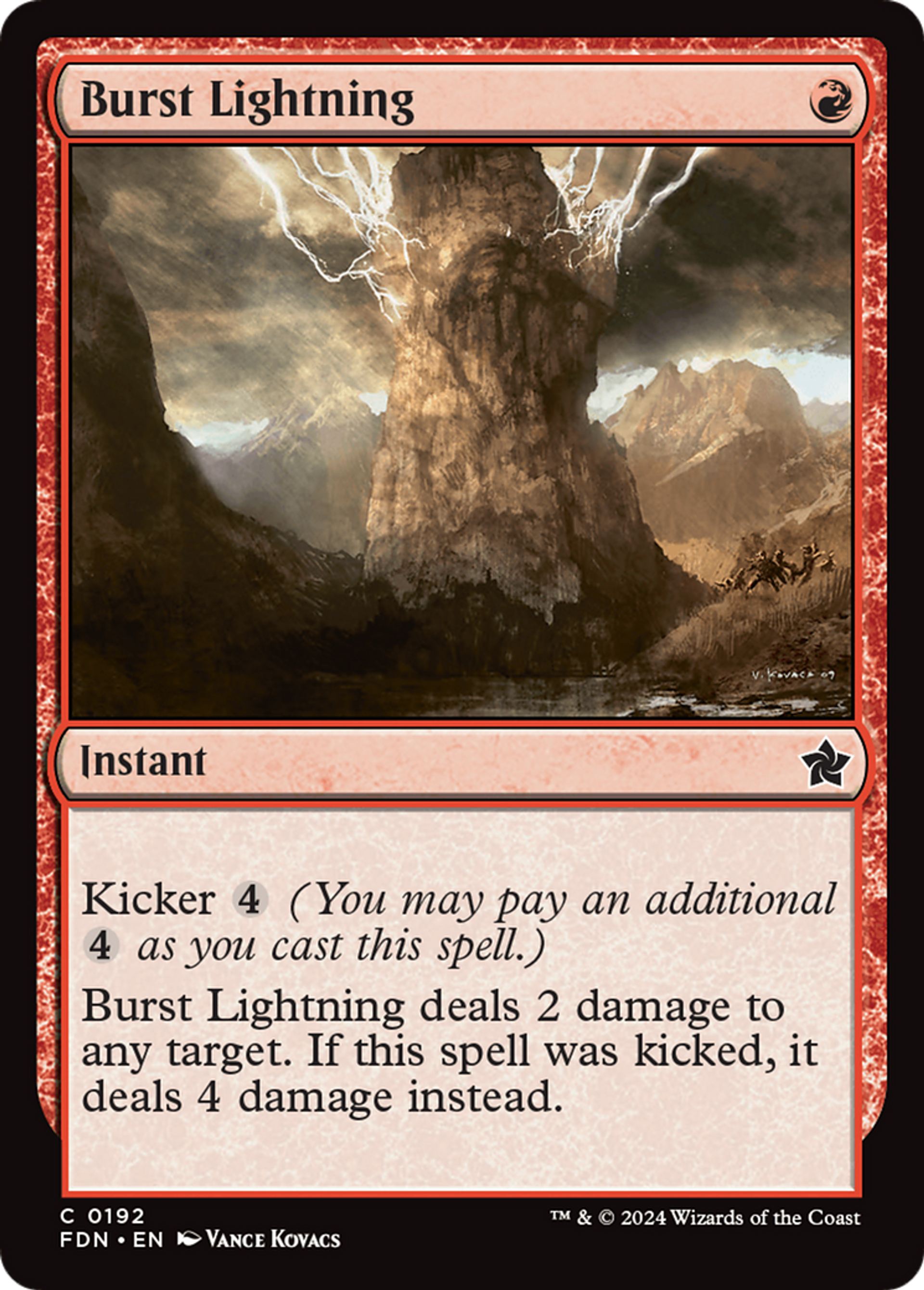 Éclair explosif — Foundations — Magic: The Gathering