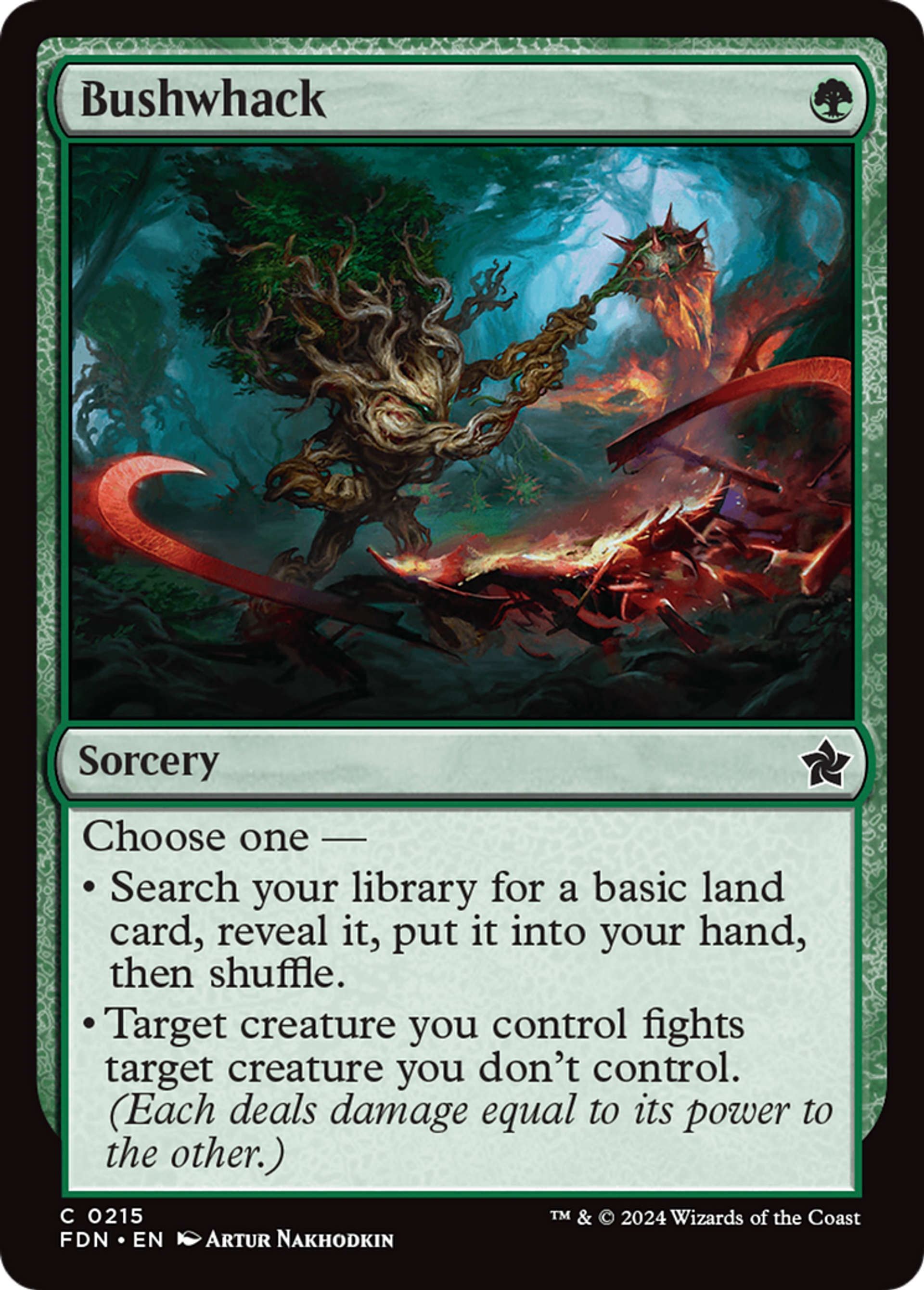 Volée de bois — Foundations — Magic: The Gathering
