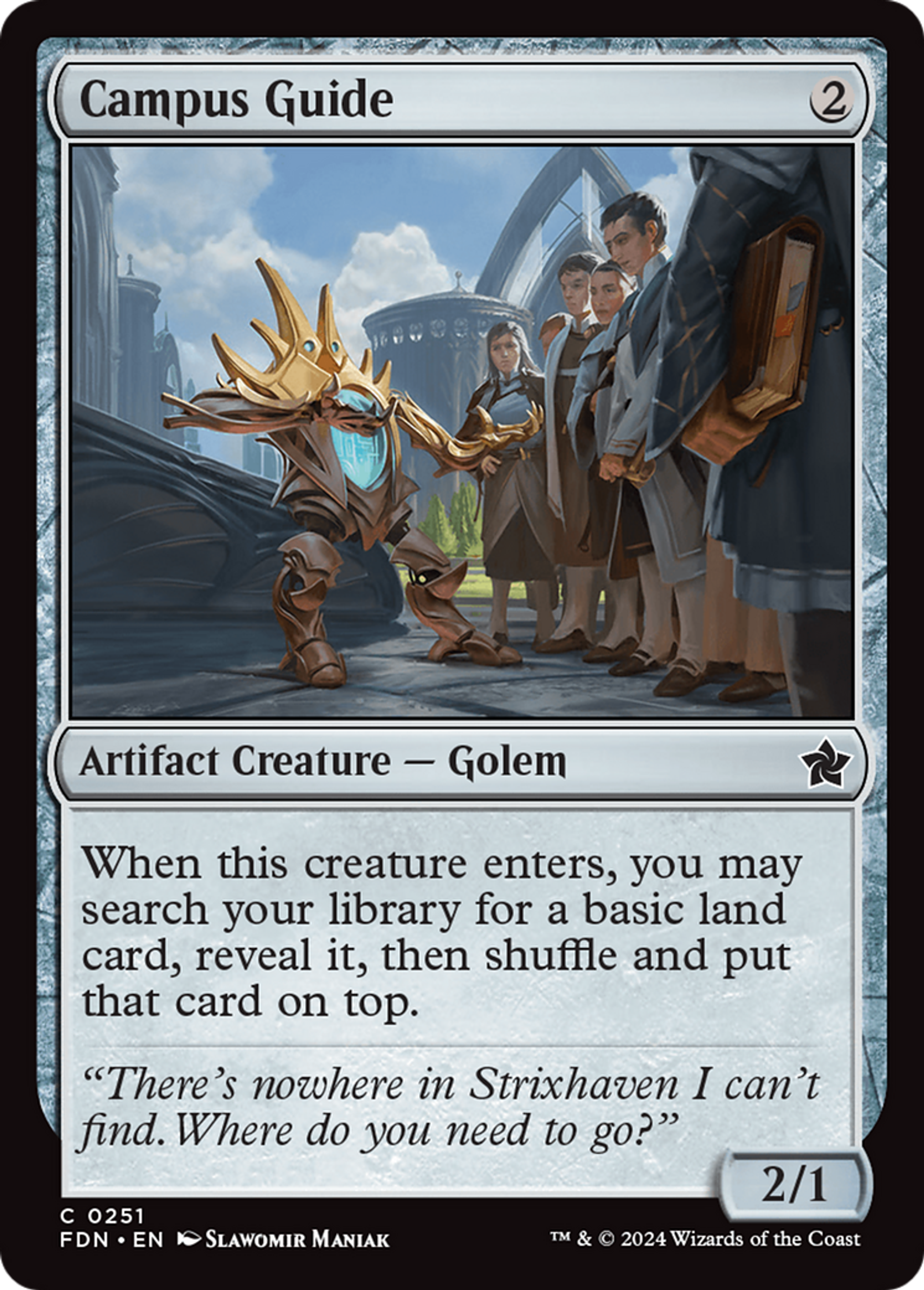 Guide du campus — Foundations — Magic: The Gathering