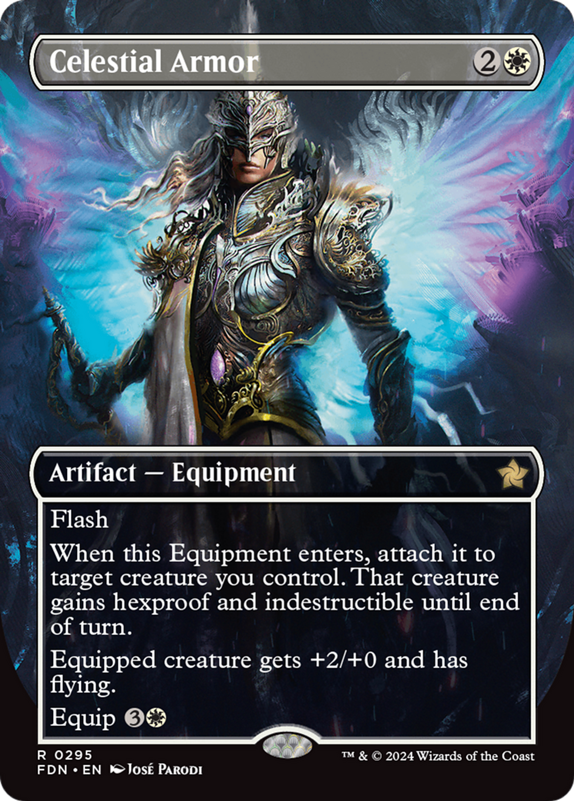 Armure céleste — Foundations — Magic: The Gathering