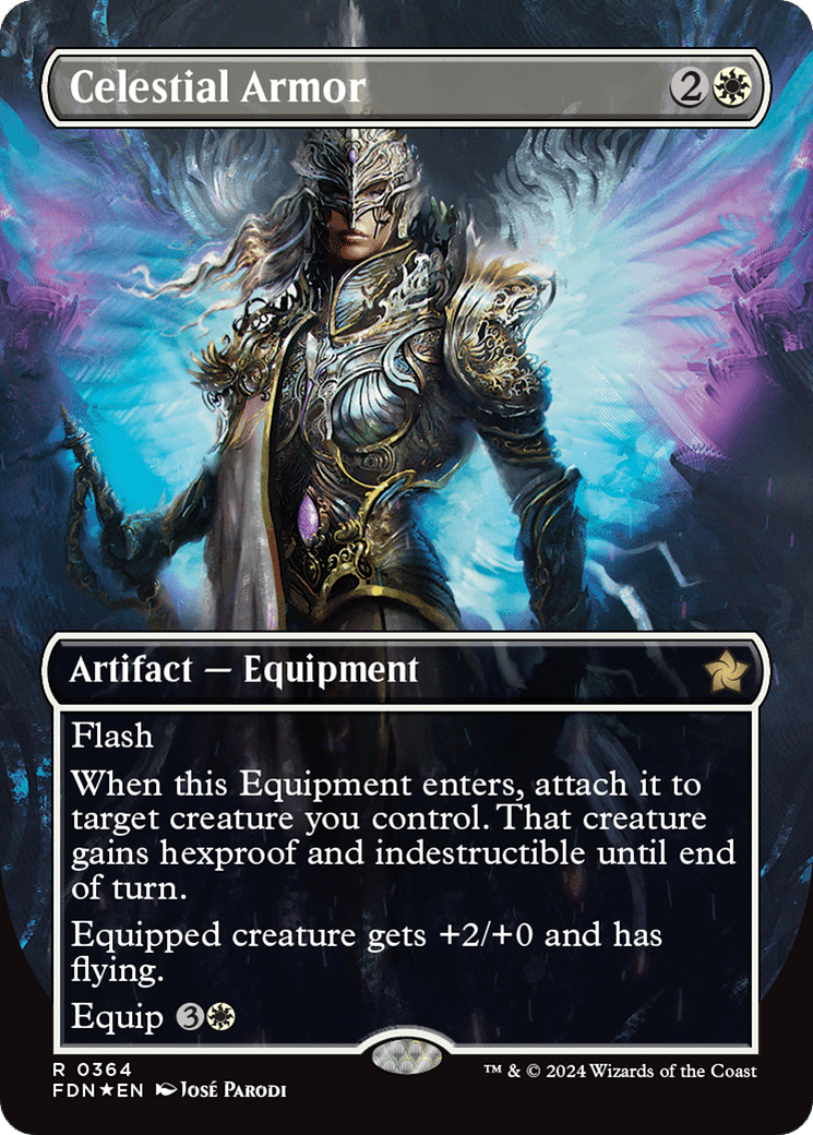 Celestial Armor — Foundations — Magic: The Gathering