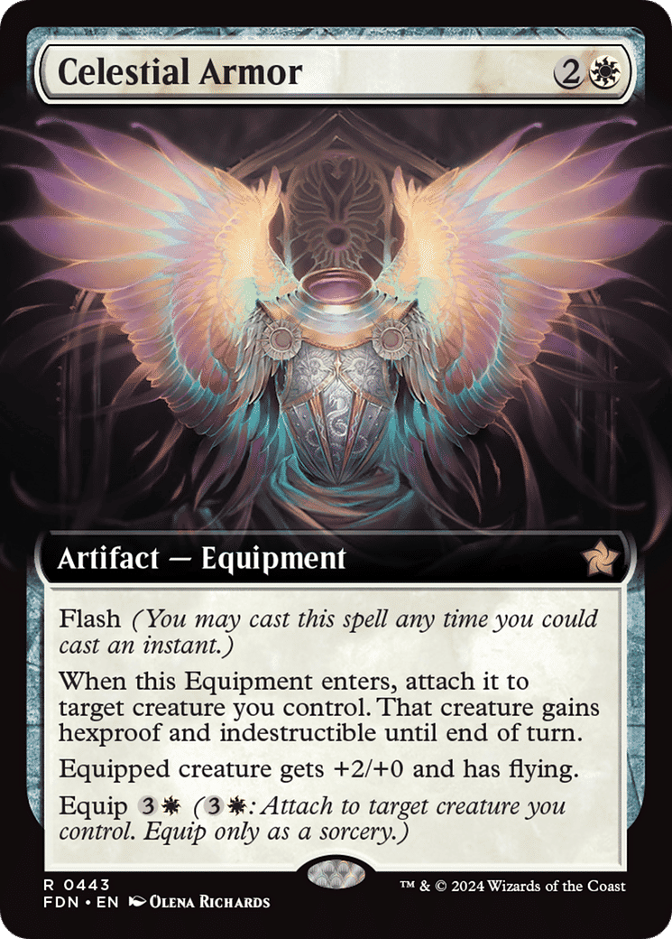 Celestial Armor — Foundations — Magic: The Gathering