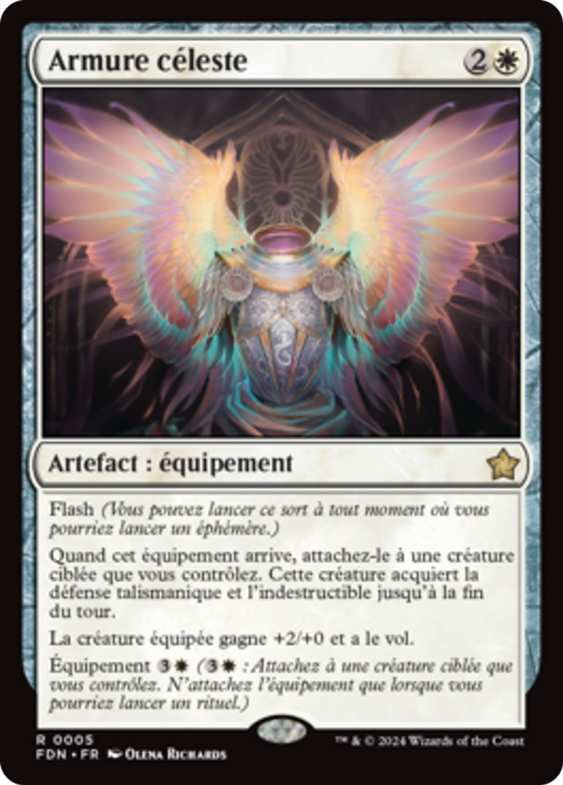 Armure céleste — Foundations — Magic: The Gathering