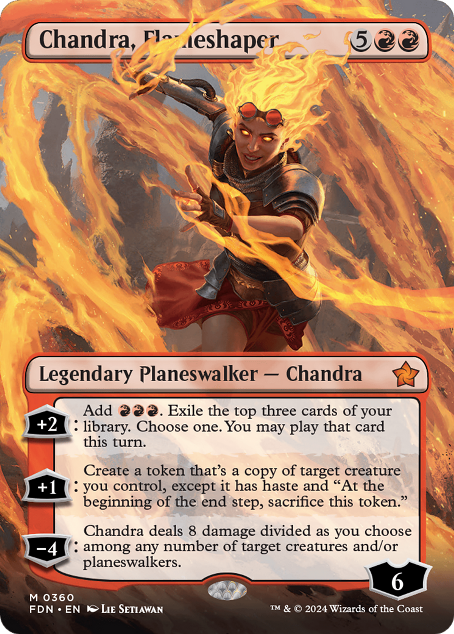 Chandra, forgeflamme — Foundations — Magic: The Gathering