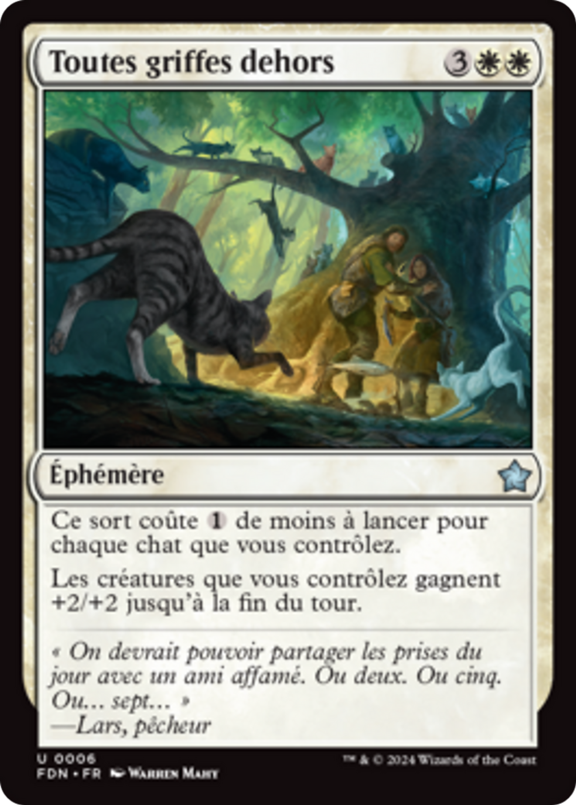 Toutes griffes dehors — Foundations — Magic: The Gathering
