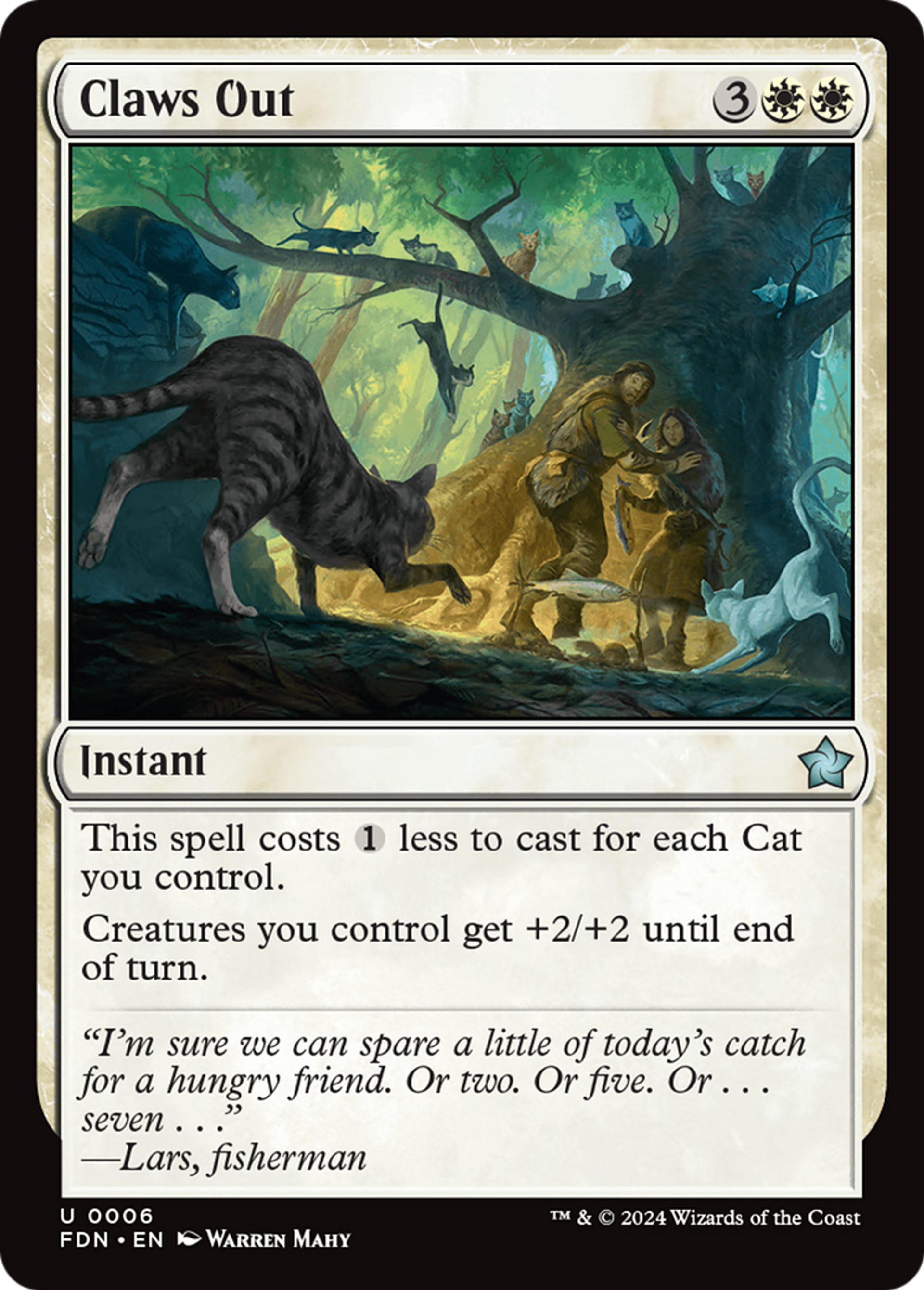 Toutes griffes dehors — Foundations — Magic: The Gathering