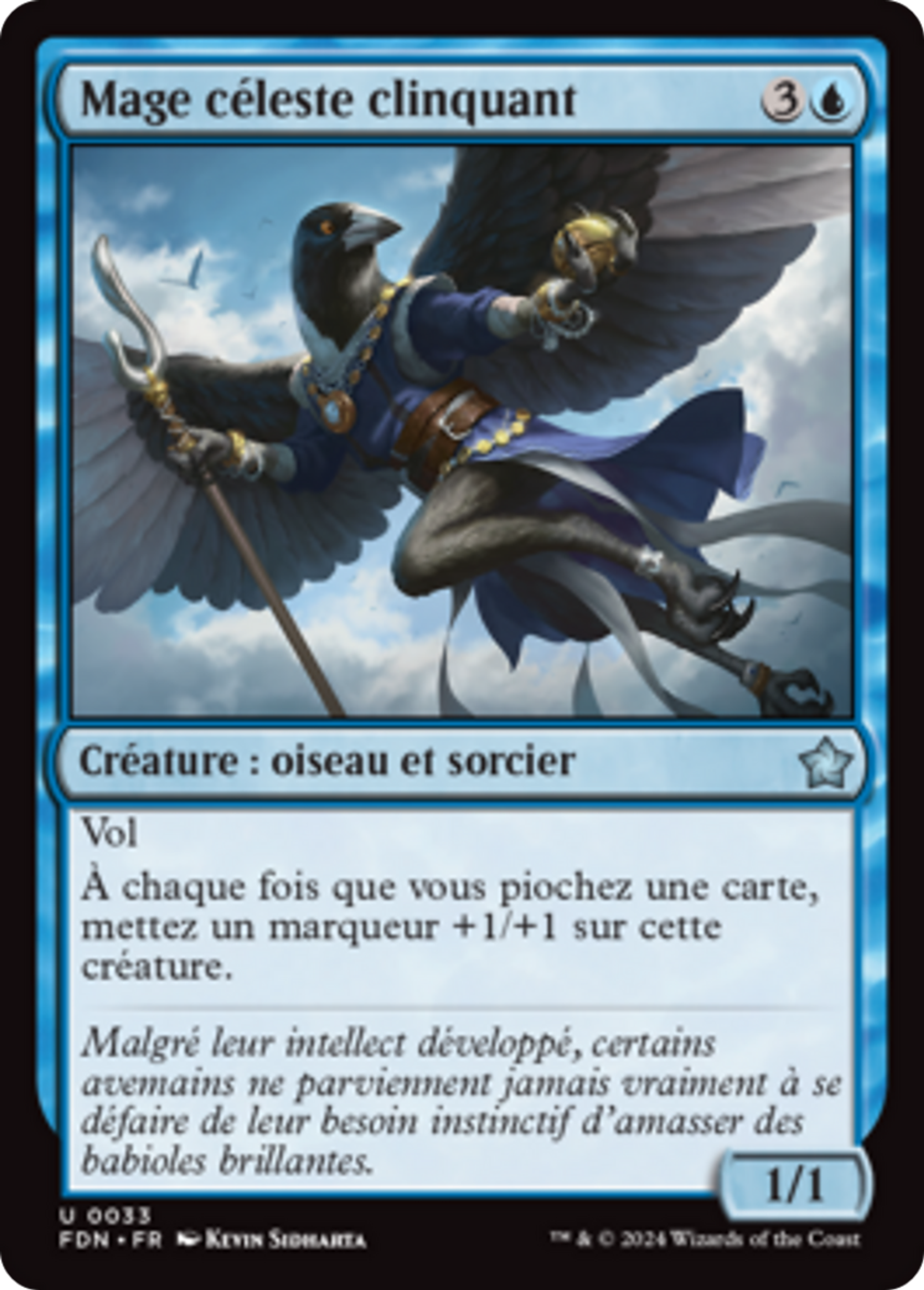 Mage céleste clinquant — Foundations — Magic: The Gathering