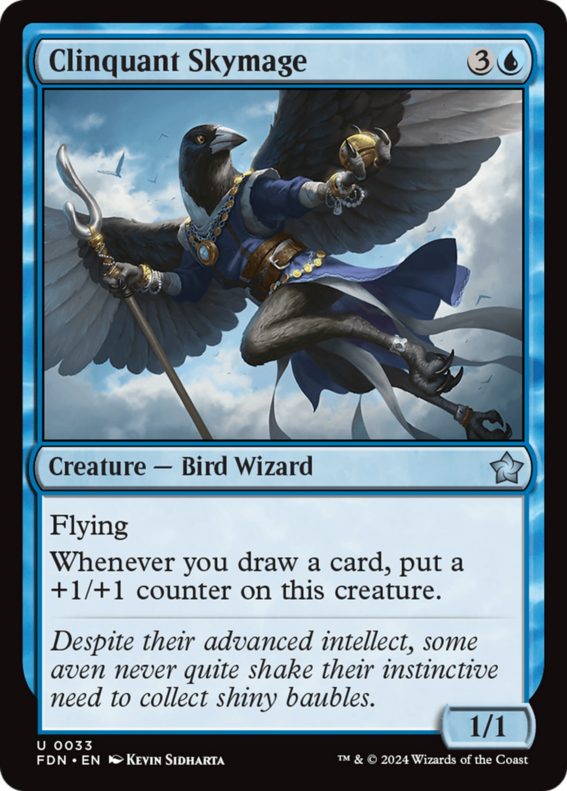 Mage céleste clinquant — Foundations — Magic: The Gathering