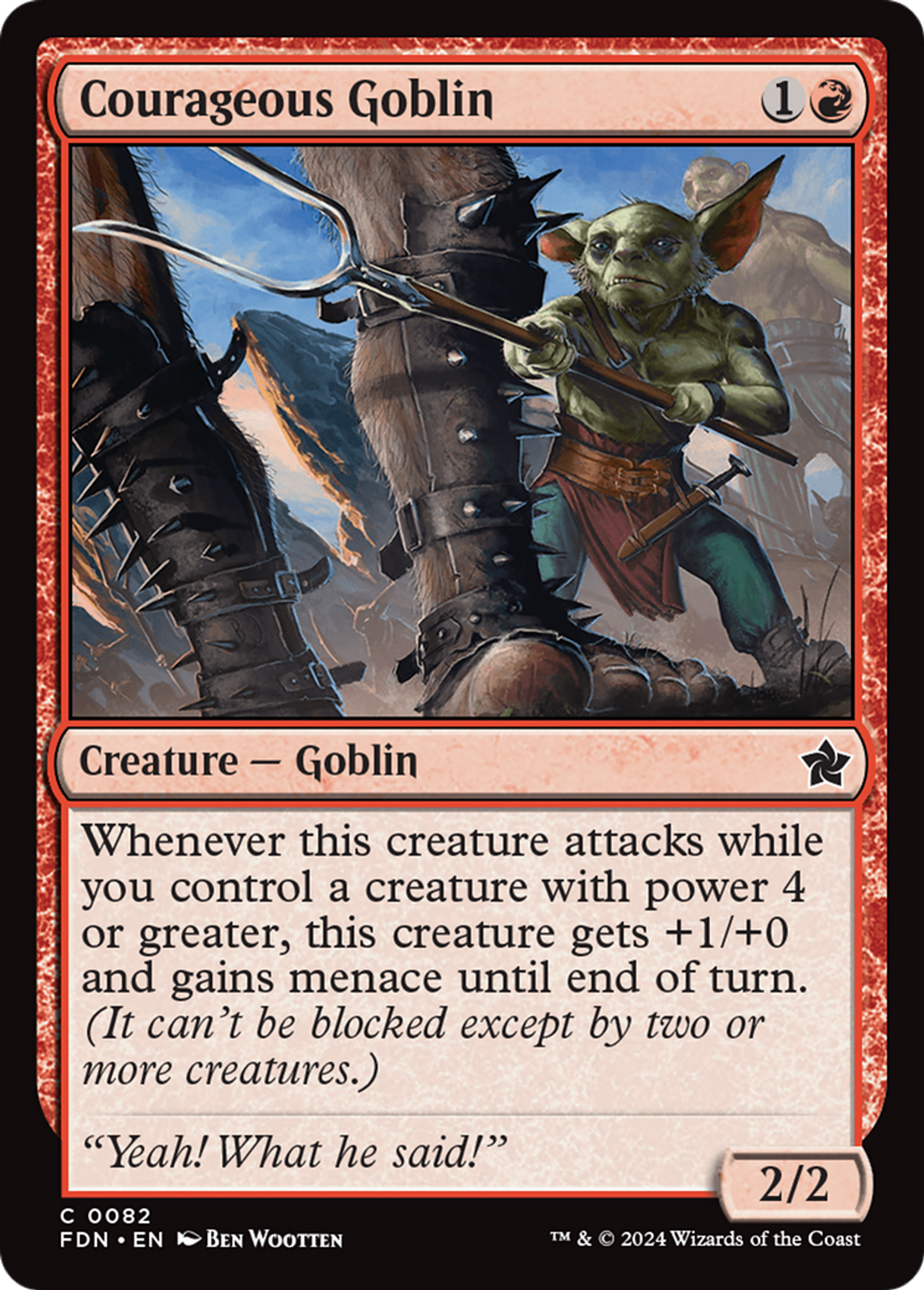 Gobelin courageux — Foundations — Magic: The Gathering