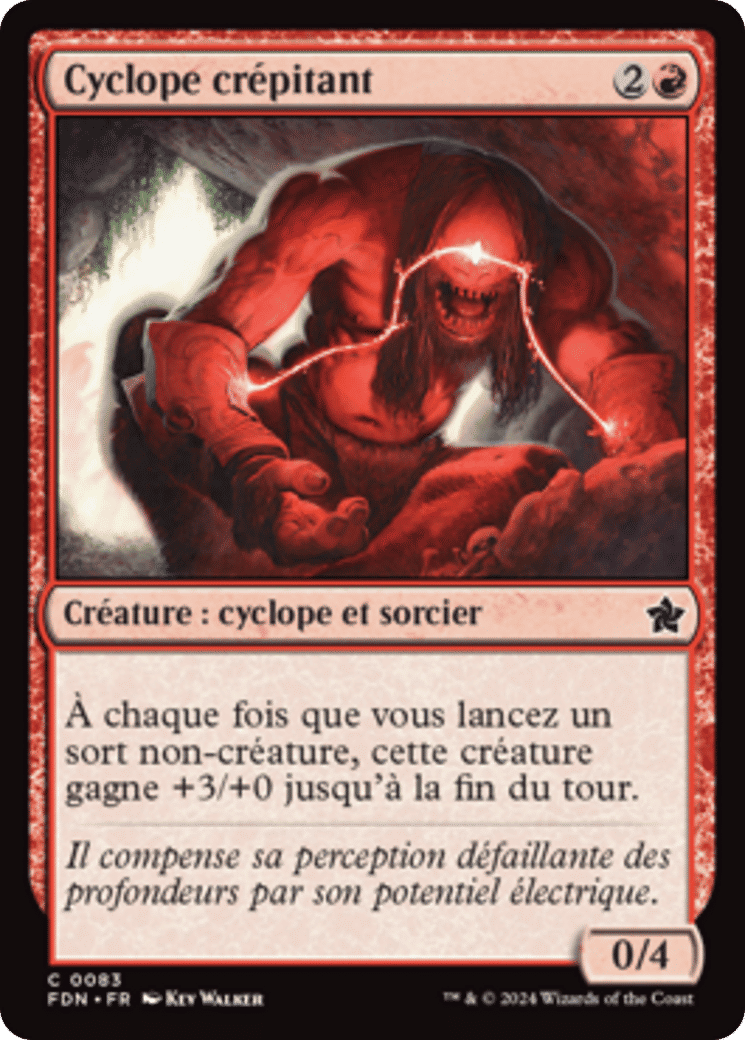 Cyclope crépitant — Foundations — Magic: The Gathering