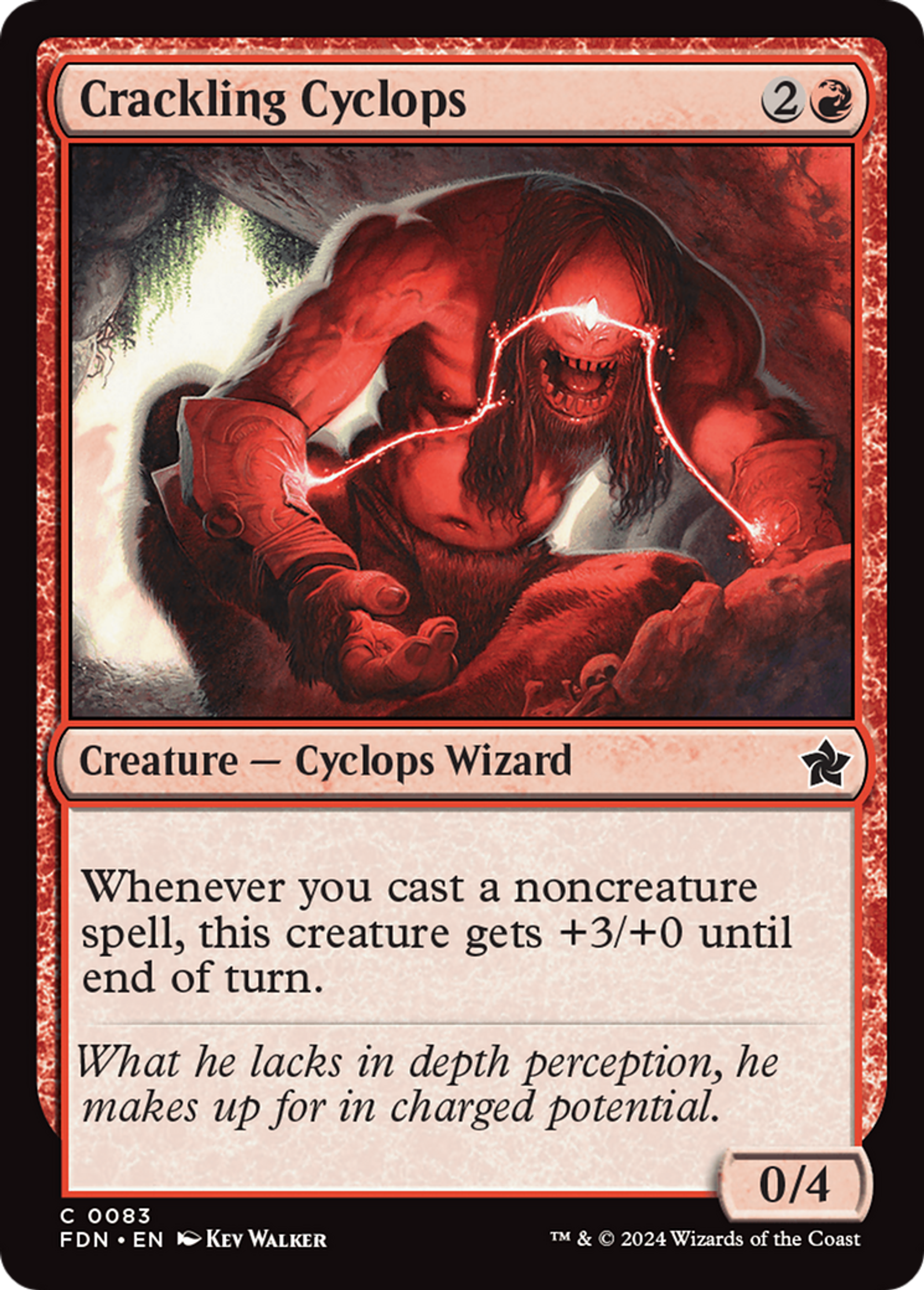 Cyclope crépitant — Foundations — Magic: The Gathering
