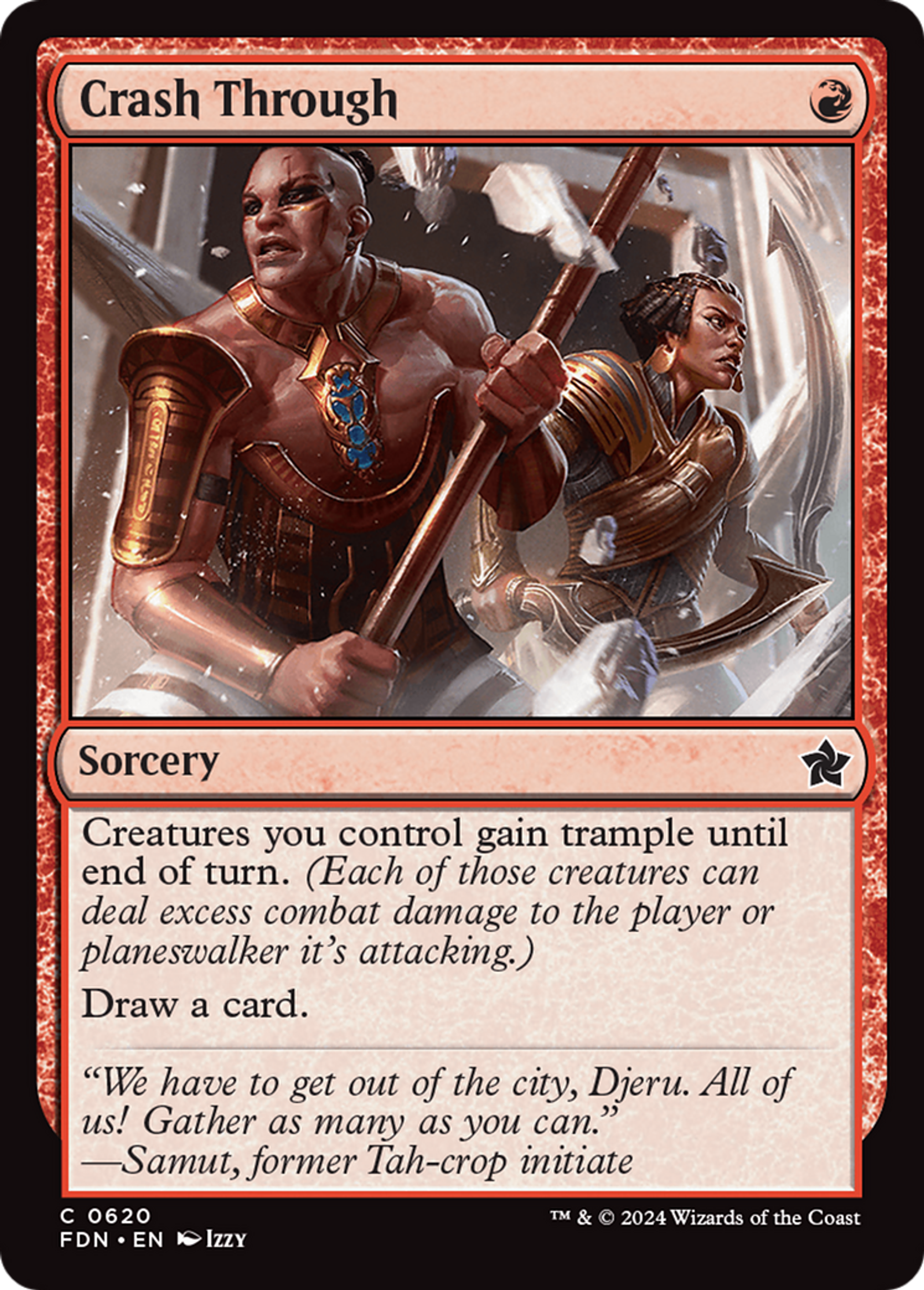 Passer à travers — Foundations — Magic: The Gathering