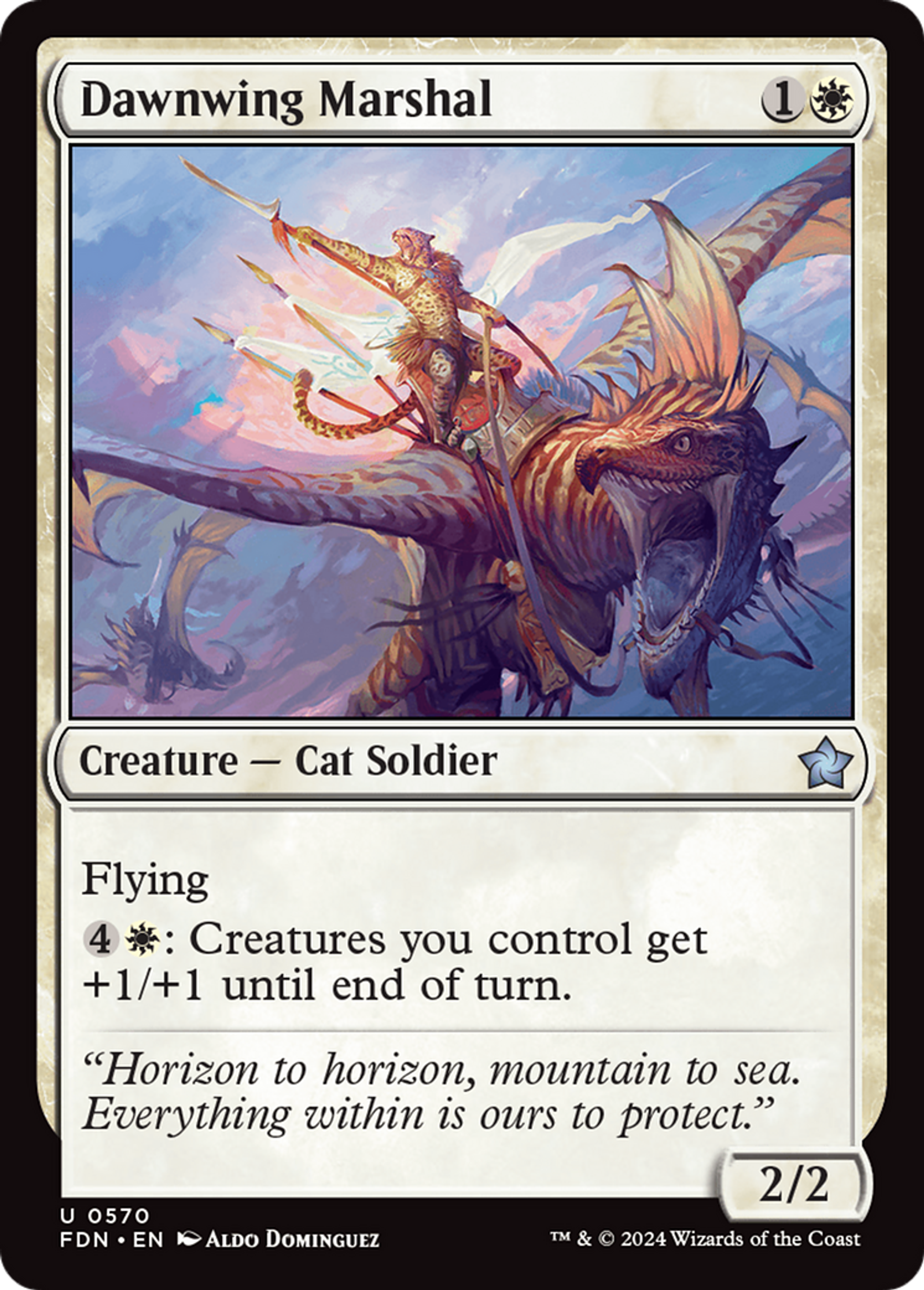 Maréchale Aile-du-levant — Foundations — Magic: The Gathering