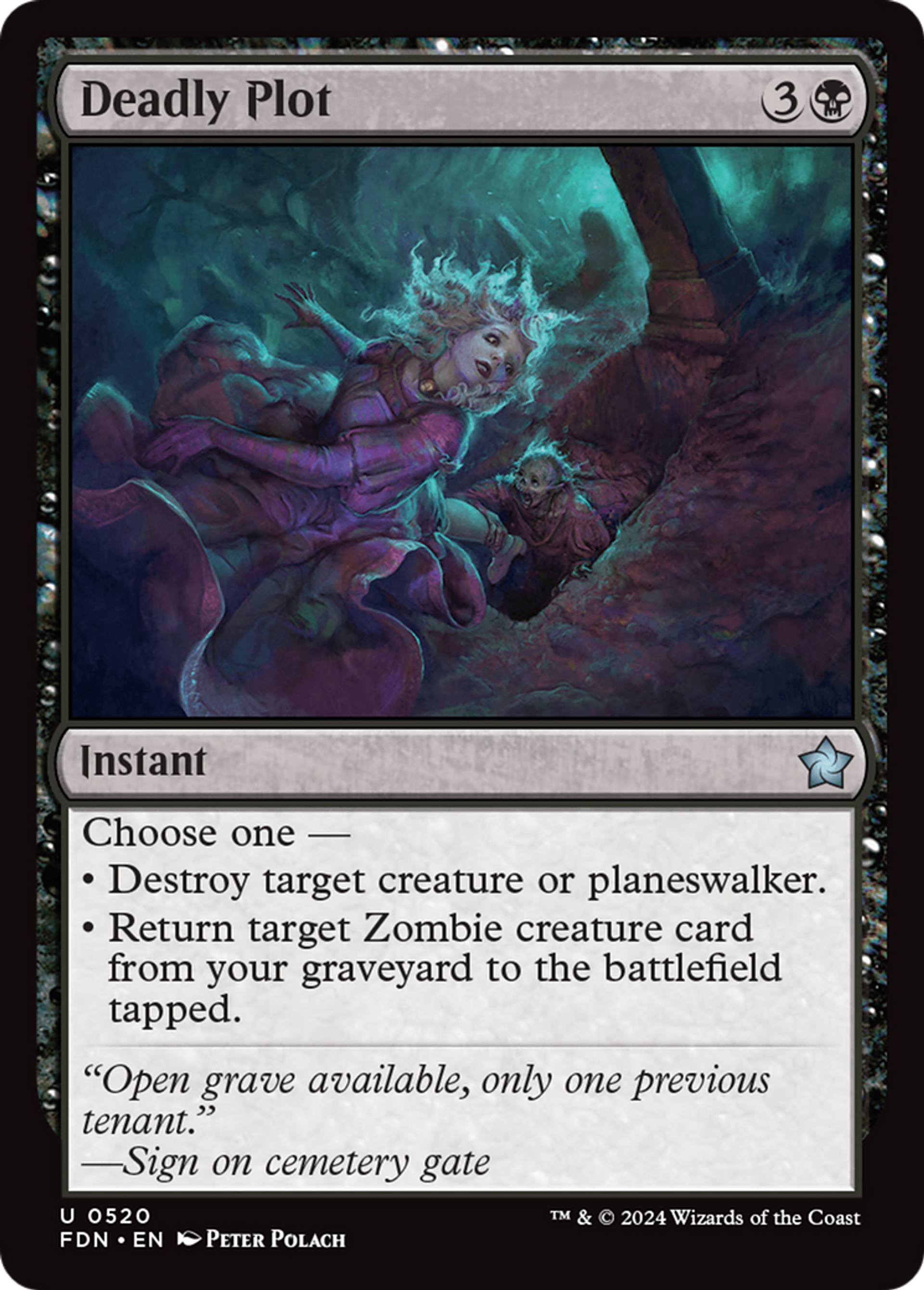 Complot mortel — Foundations — Magic: The Gathering