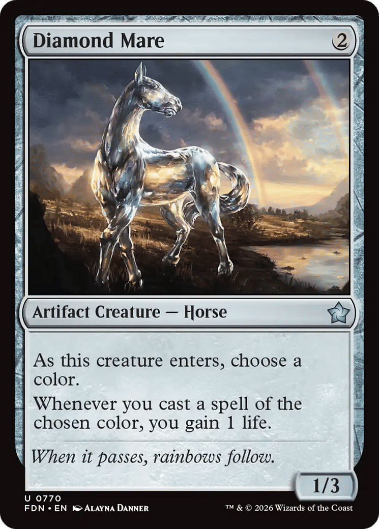 Diamond Mare — Foundations — Magic: The Gathering