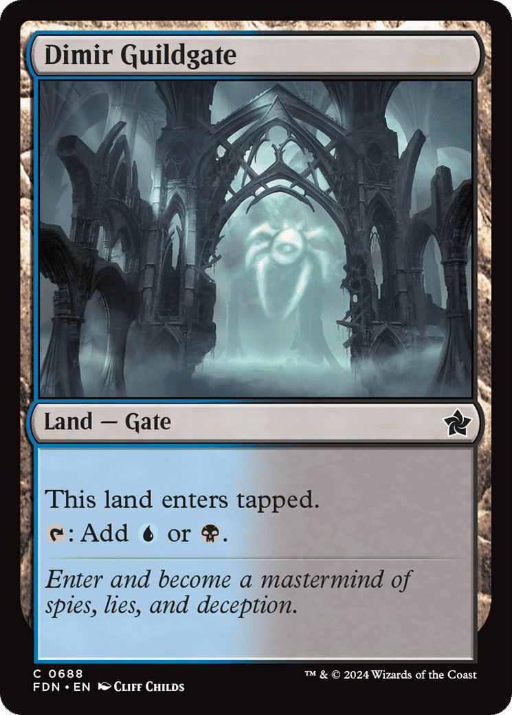 Porte de la guilde de Dimir from Foundations - Magic: The Gathering