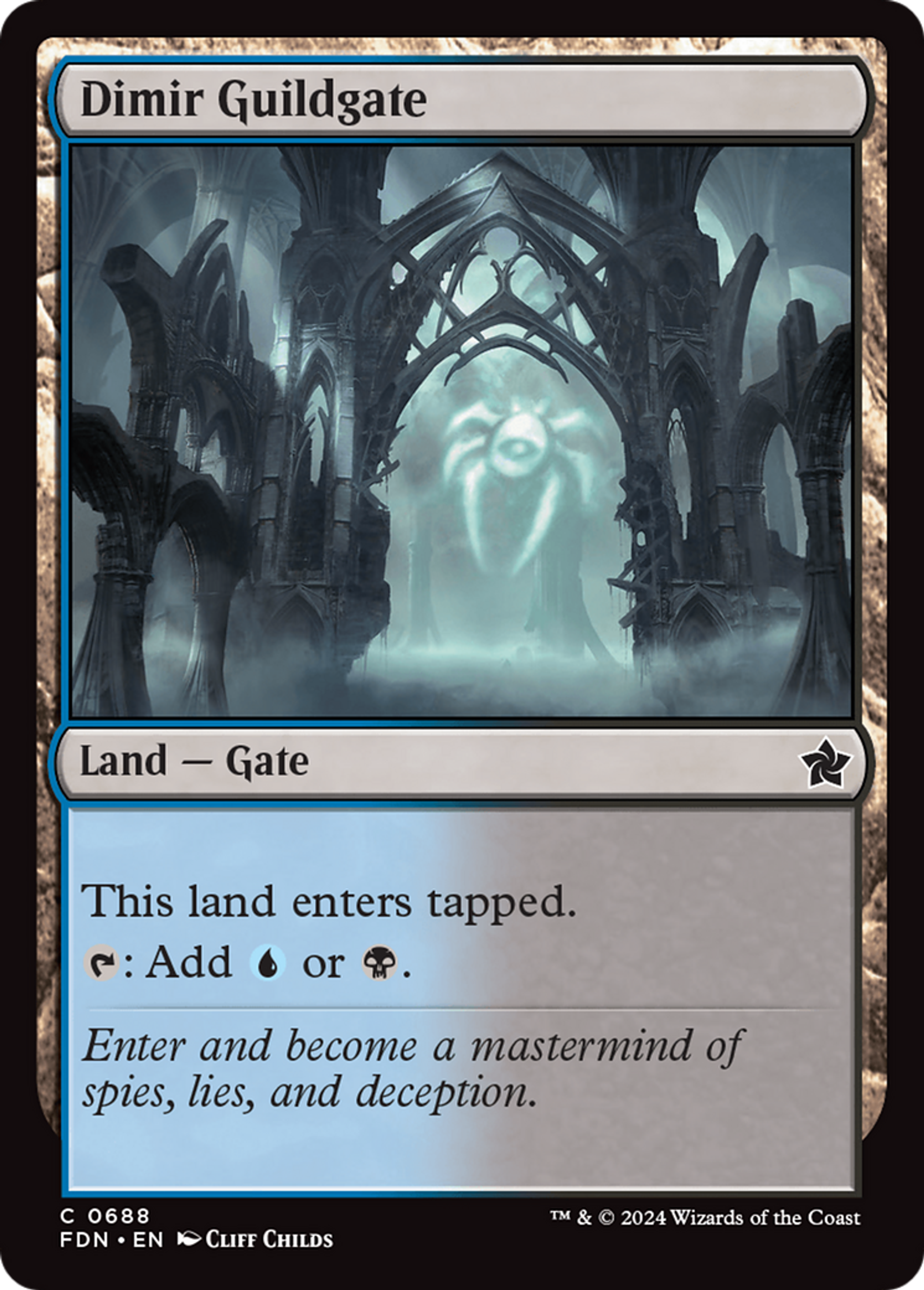 Porte de la guilde de Dimir — Foundations — Magic: The Gathering