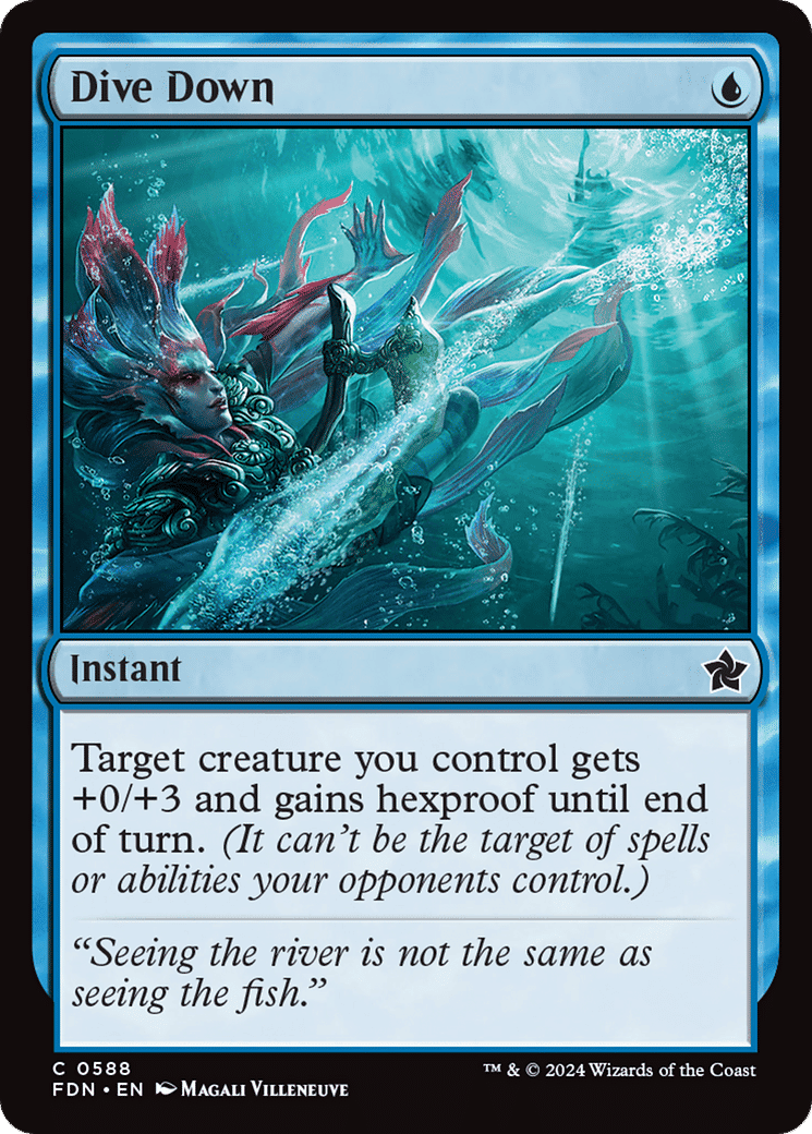 Dive Down — Foundations — Magic: The Gathering