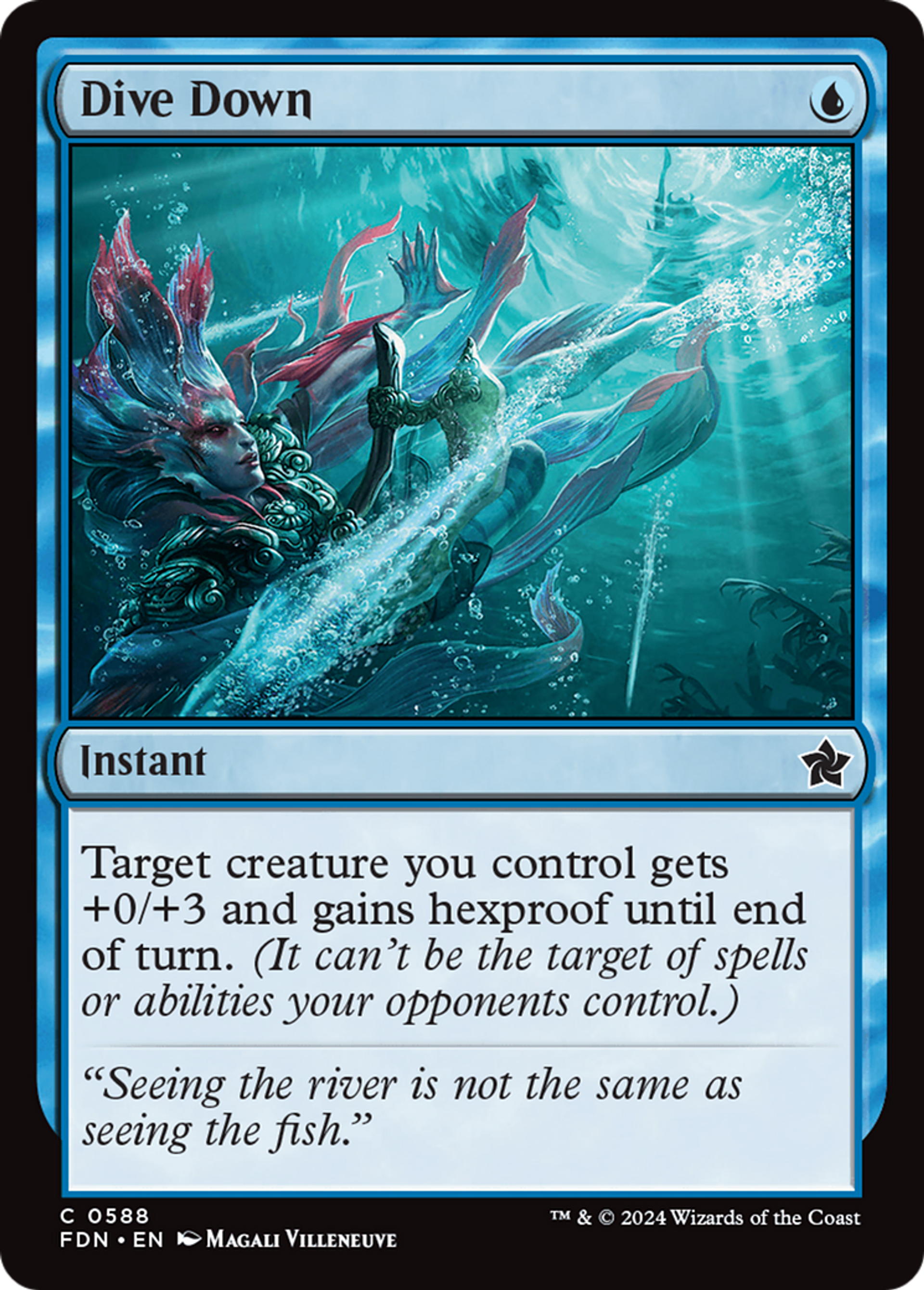 Plongée — Foundations — Magic: The Gathering