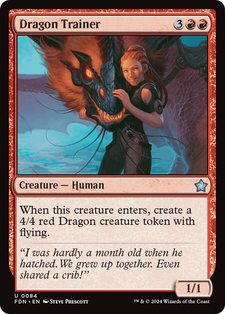 Dragon Trainer — Foundations — Magic: The Gathering