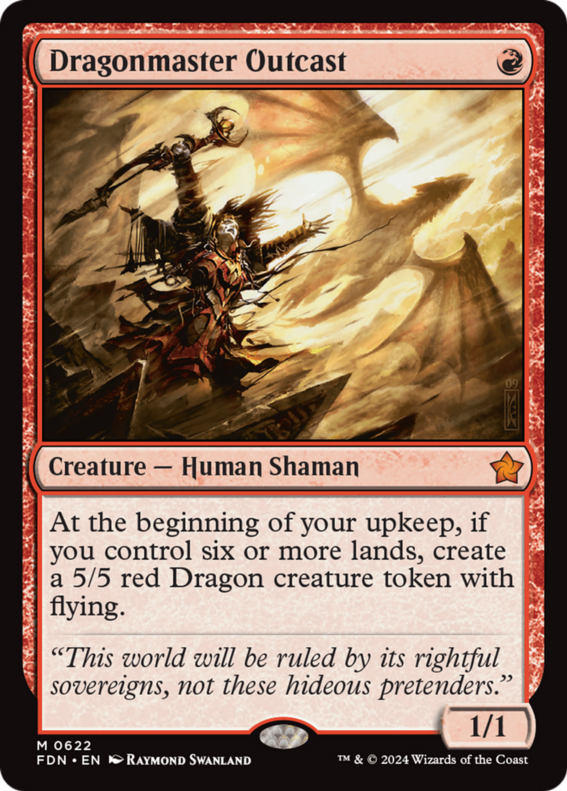 Proscrite maître-dragon — Foundations — Magic: The Gathering