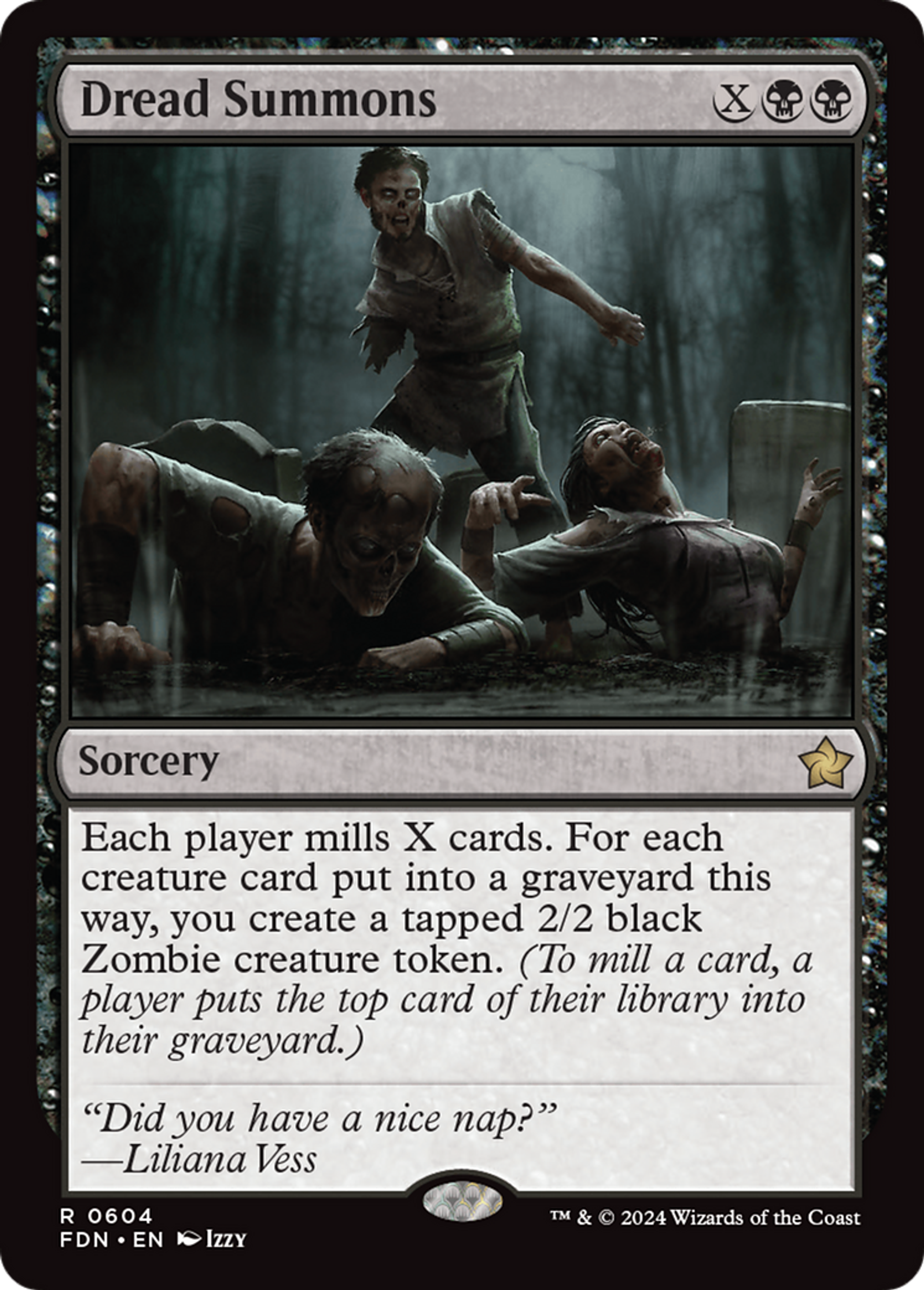 Recrutement effroyable — Foundations — Magic: The Gathering