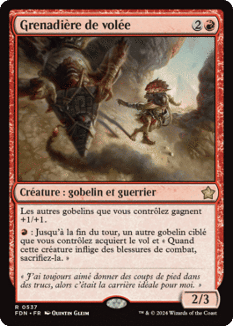Grenadière de volée — Foundations — Magic: The Gathering