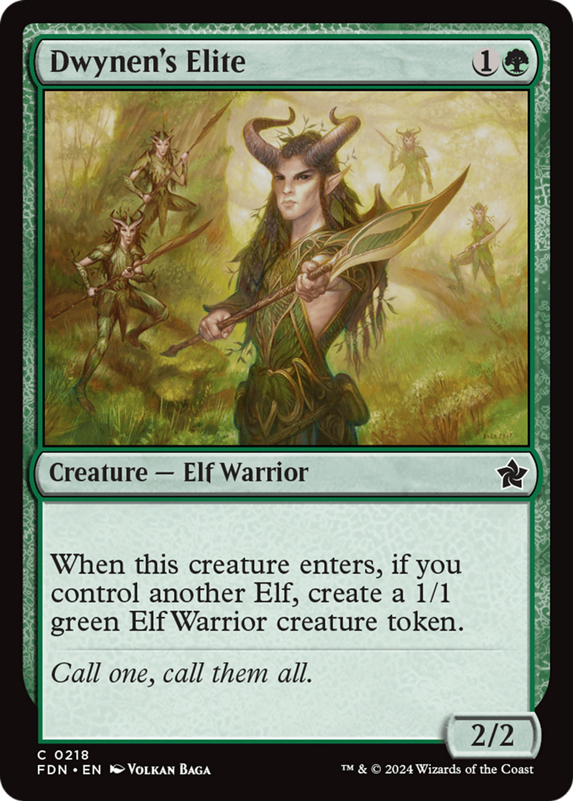 Élite de Dwynen — Foundations — Magic: The Gathering