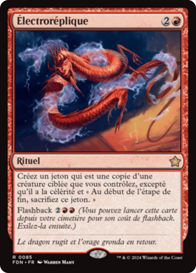 Électroréplique — Foundations — Magic: The Gathering