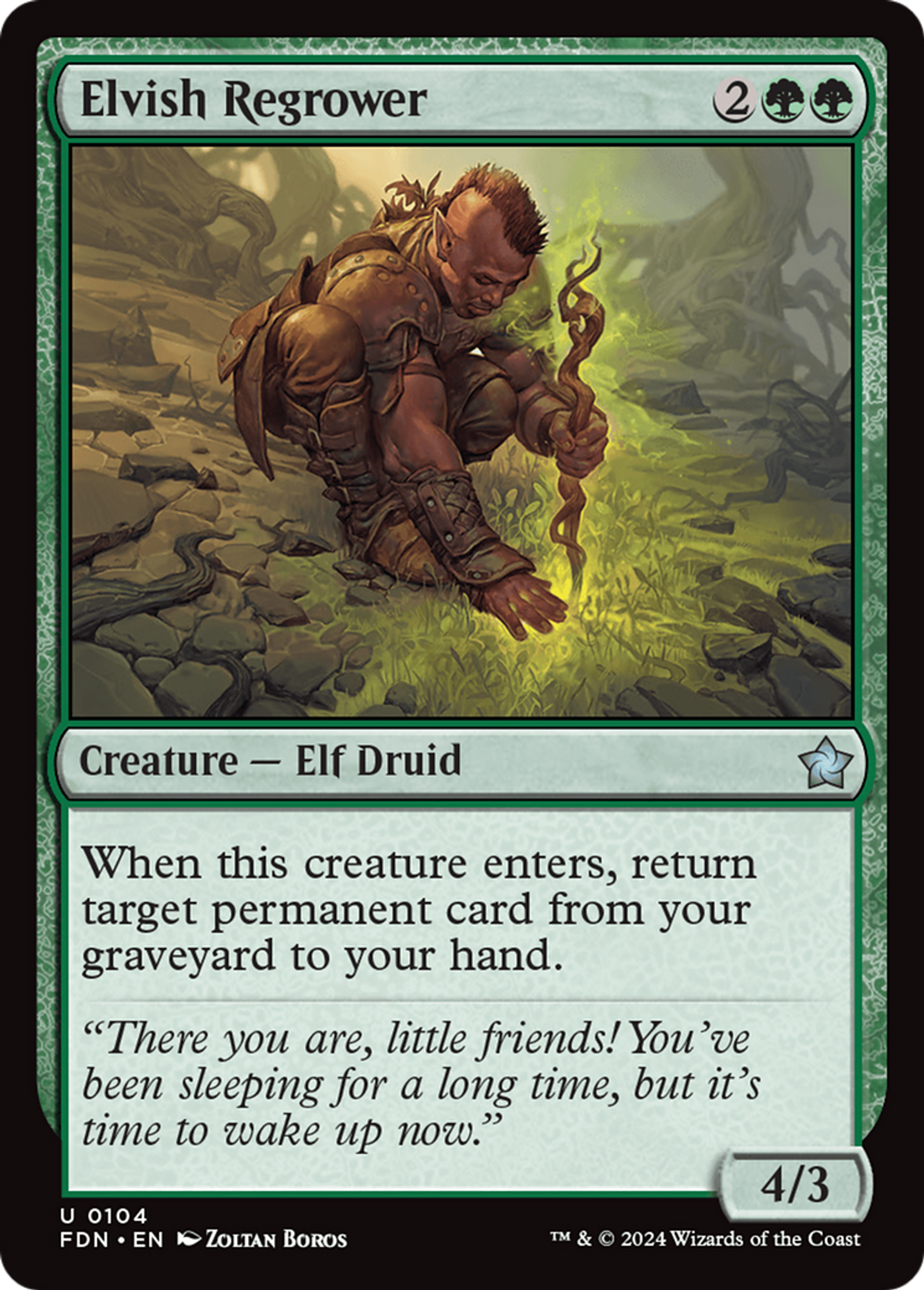 Replanteur elfe — Foundations — Magic: The Gathering