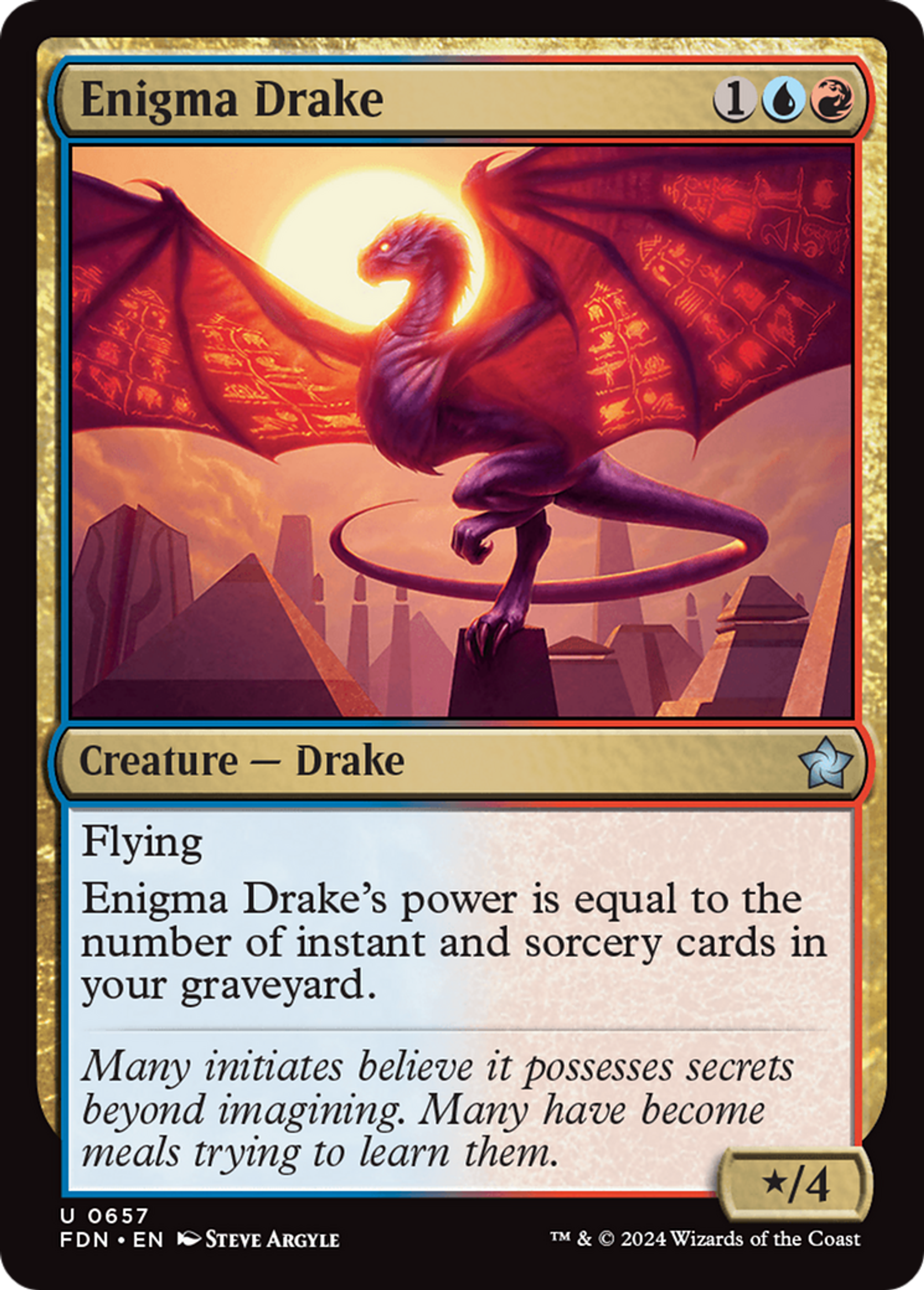 Drakôn du logogriphe — Foundations — Magic: The Gathering