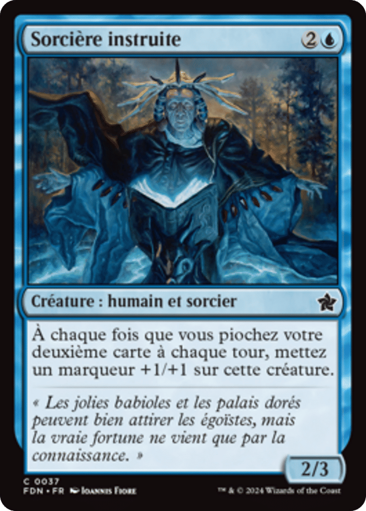 Sorcière instruite — Foundations — Magic: The Gathering