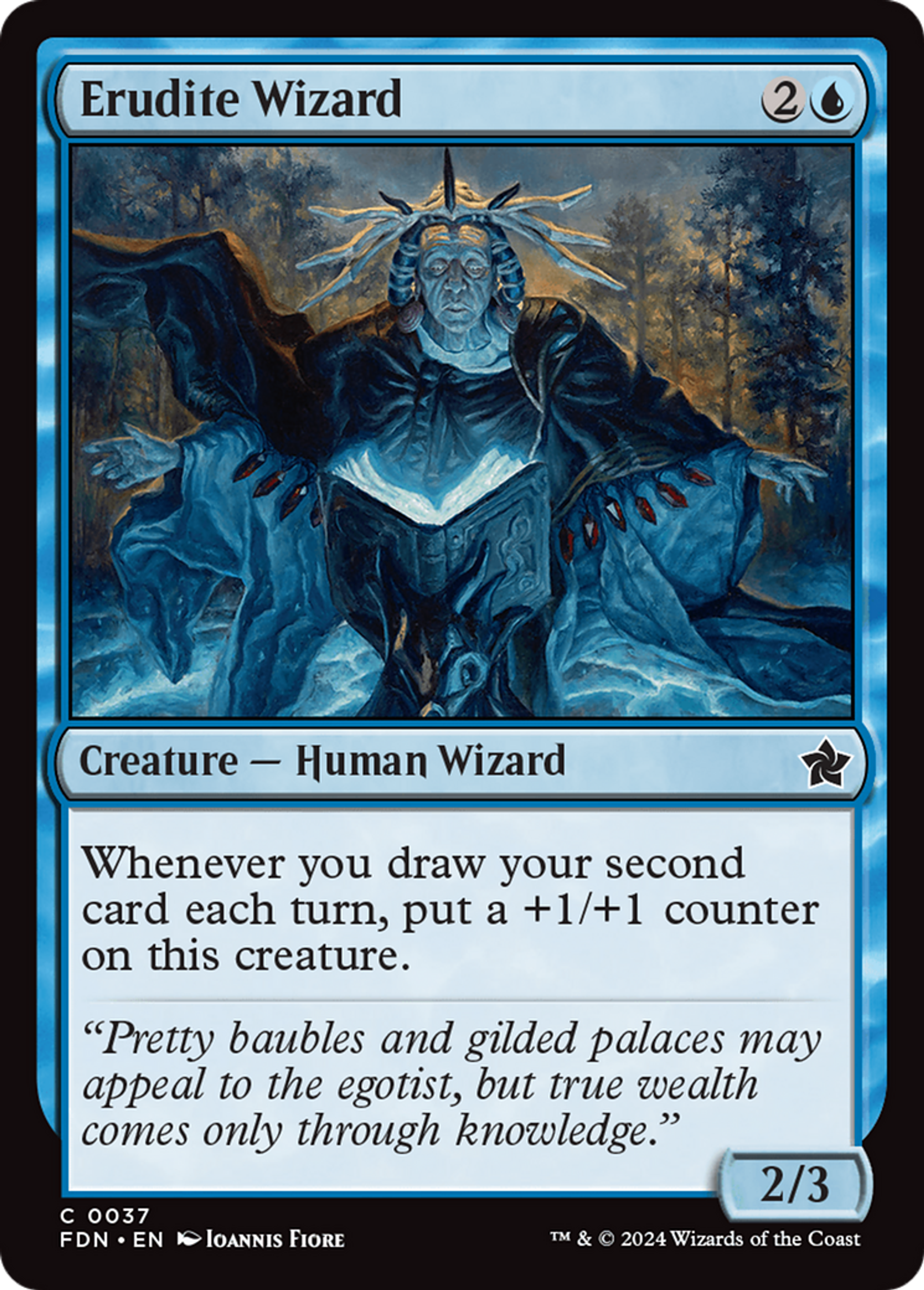 Sorcière instruite — Foundations — Magic: The Gathering