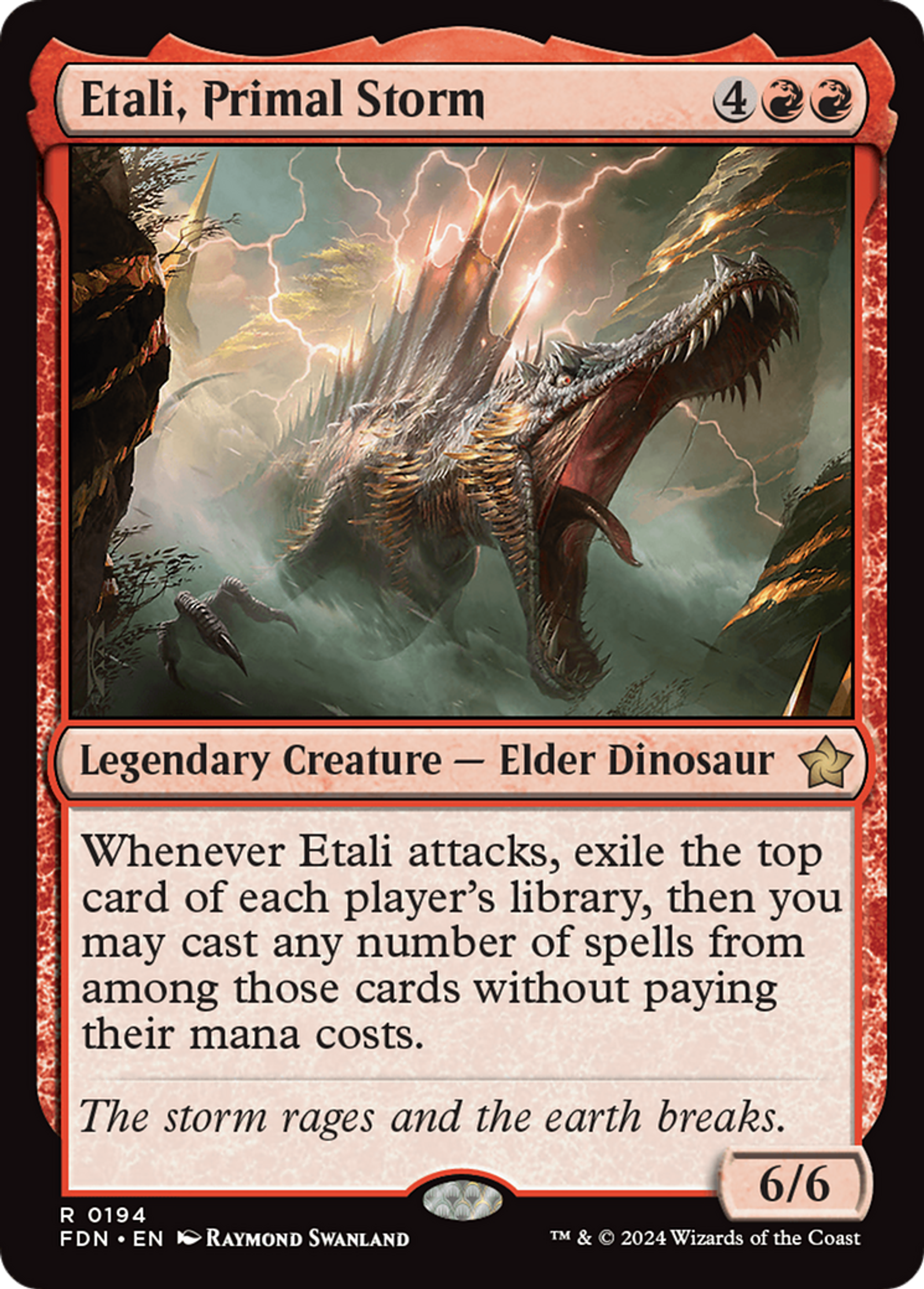 Etali, Tempête primordiale — Foundations — Magic: The Gathering