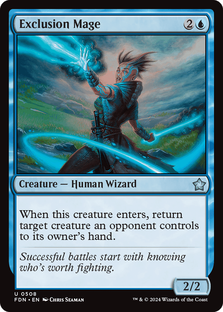 Exclusion Mage — Foundations — Magic: The Gathering