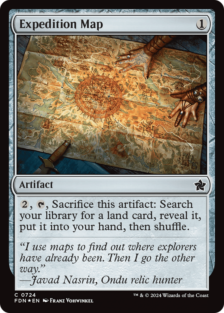 Expedition Map — Foundations — Magic: The Gathering