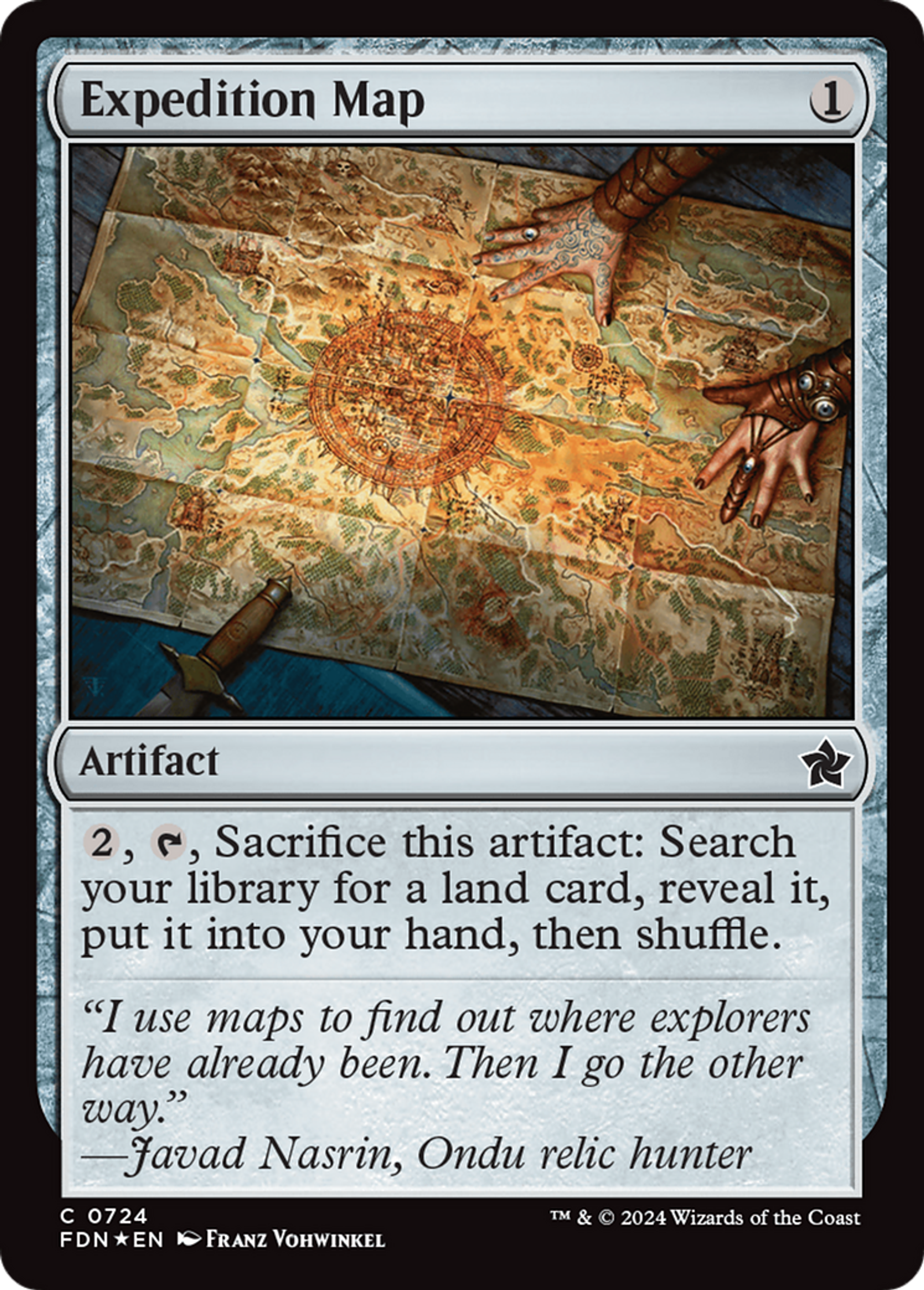 Carte d'expédition — Foundations — Magic: The Gathering