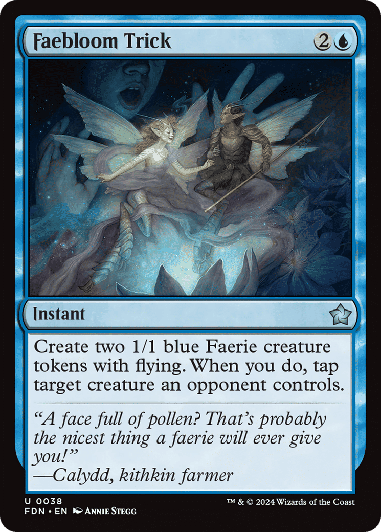 Faebloom Trick — Foundations — Magic: The Gathering