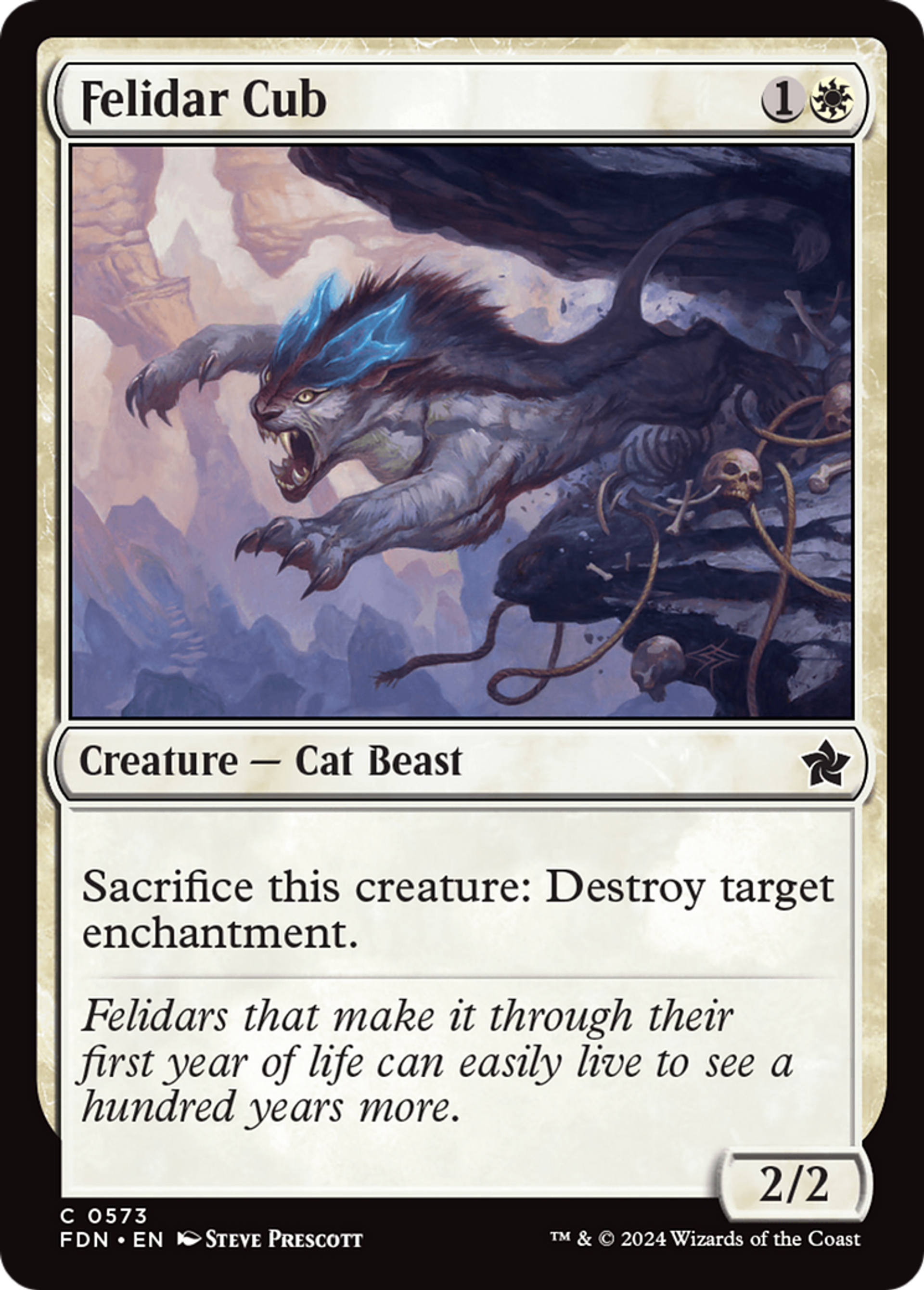 Jeune félidar — Foundations — Magic: The Gathering