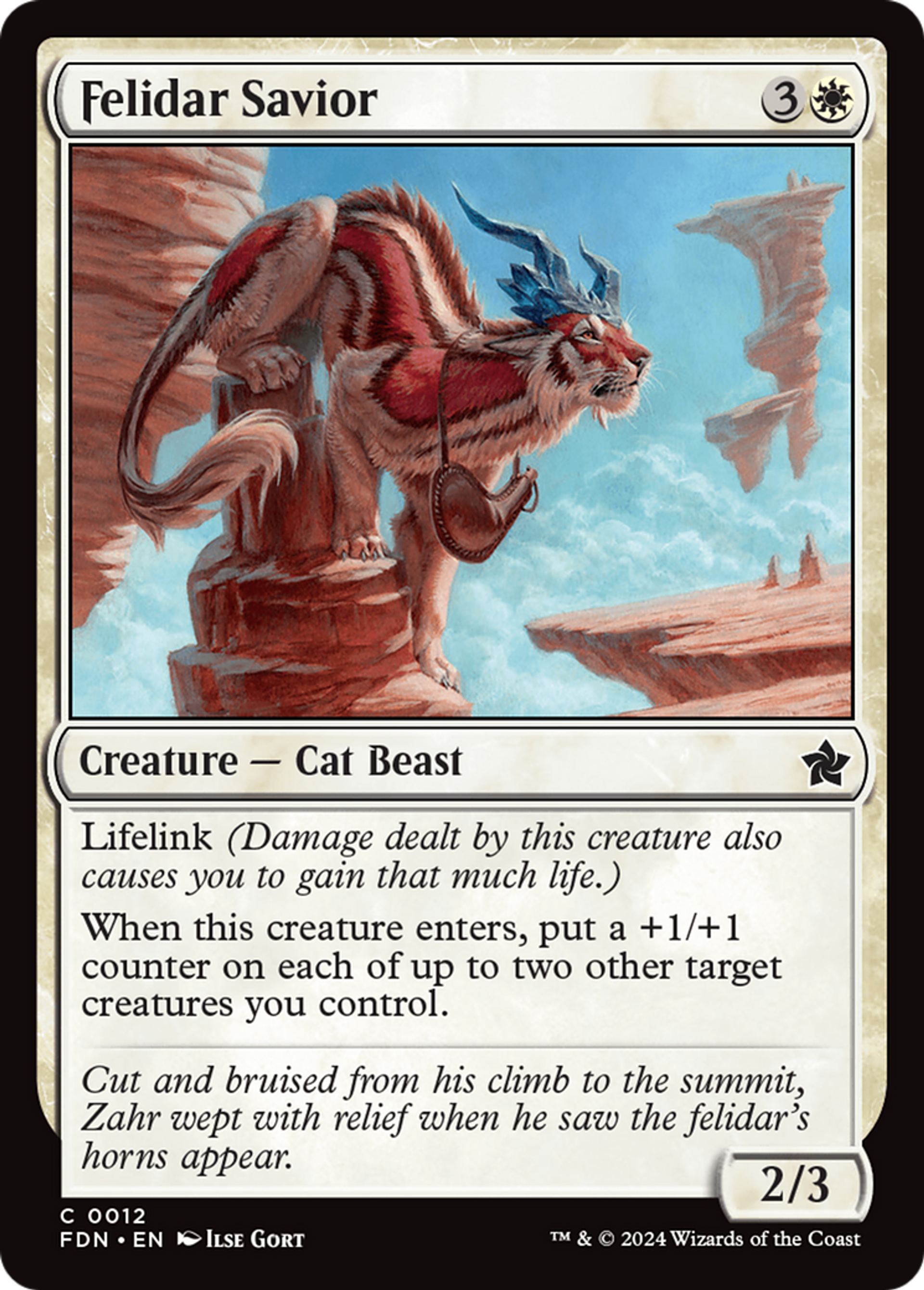 Sauveur félidar — Foundations — Magic: The Gathering
