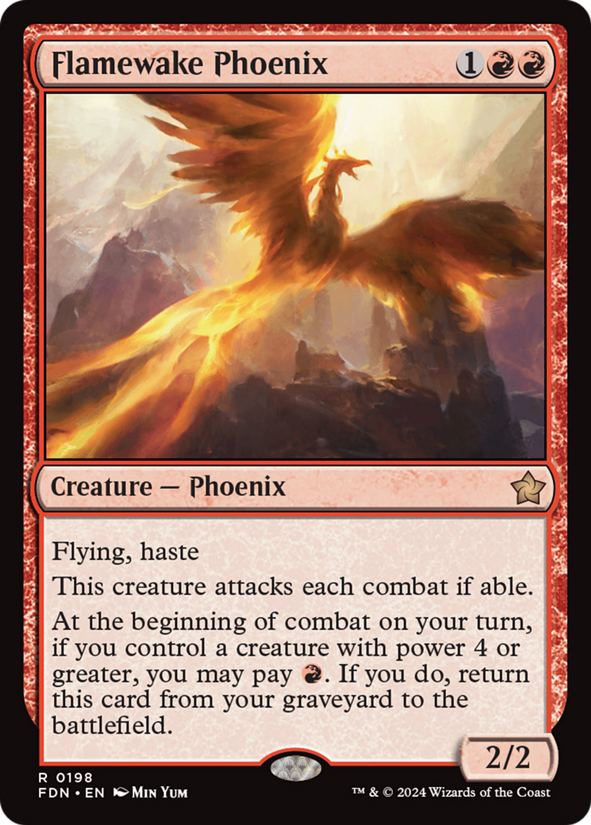 Flamewake Phoenix — Foundations — Magic: The Gathering