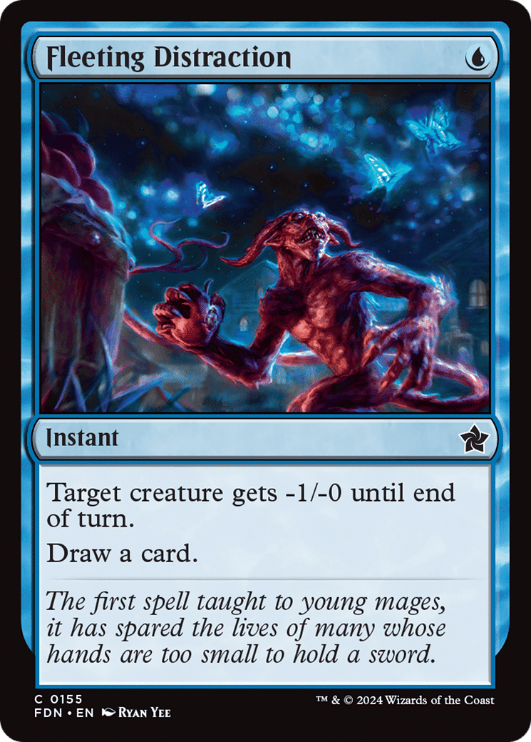 Fleeting Distraction — Foundations — Magic: The Gathering