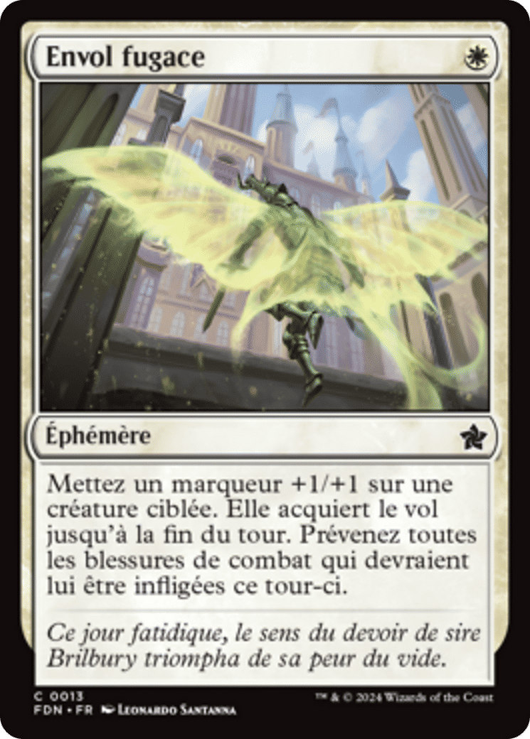 Envol fugace — Foundations — Magic: The Gathering