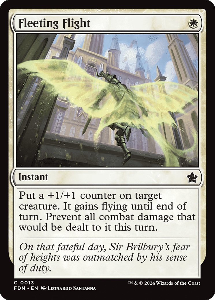 Fleeting Flight — Foundations — Magic: The Gathering