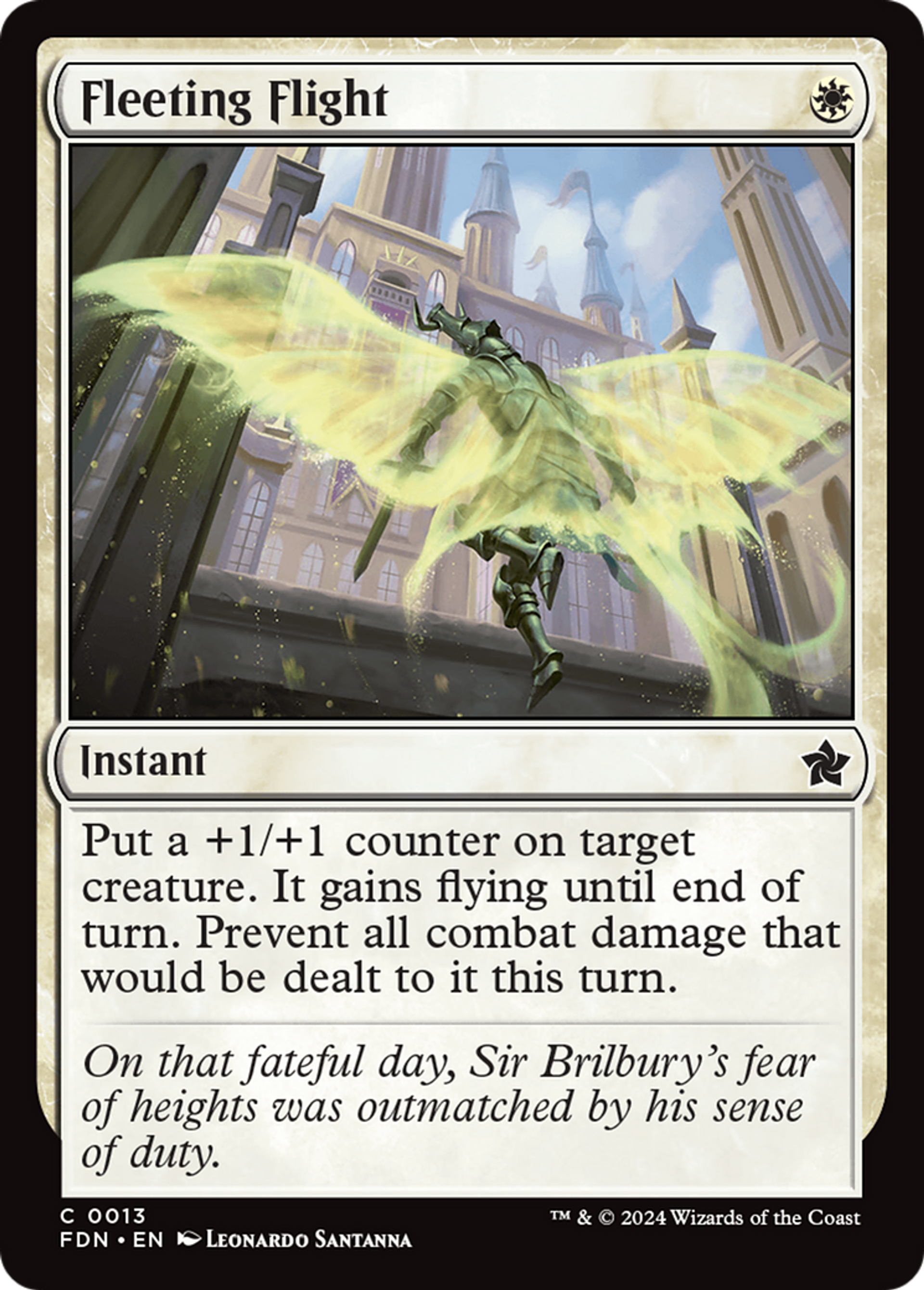 Fleeting Flight — Foundations — Magic: The Gathering