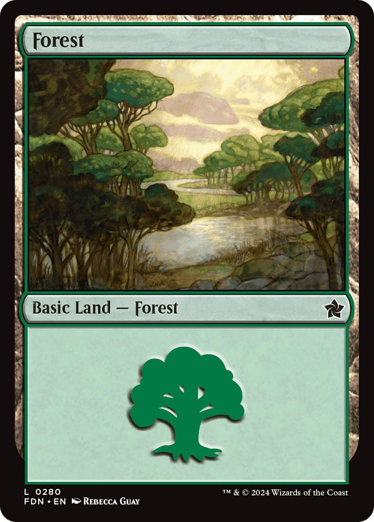 Forest — Foundations — Magic: The Gathering