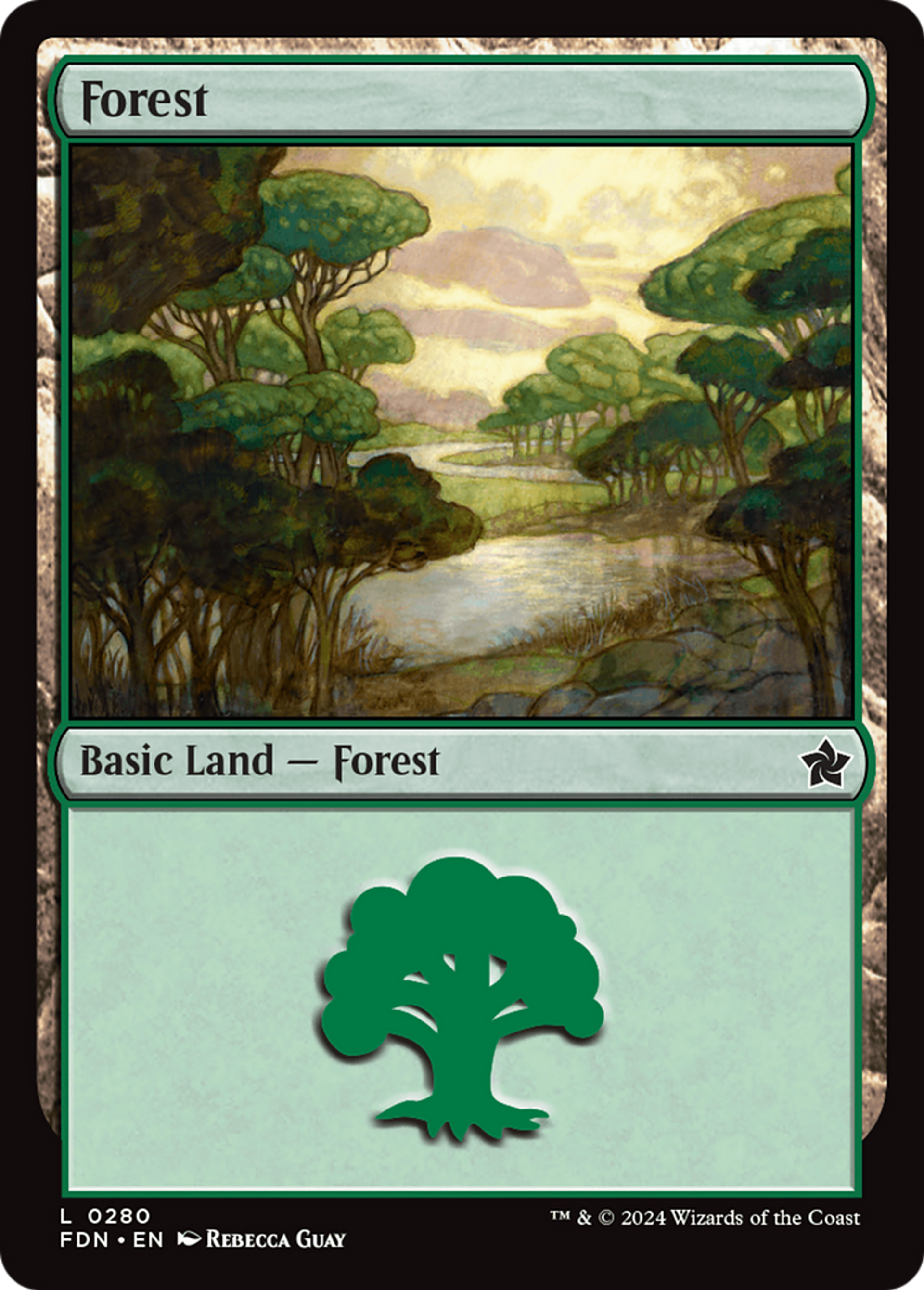 Forêt — Foundations — Magic: The Gathering