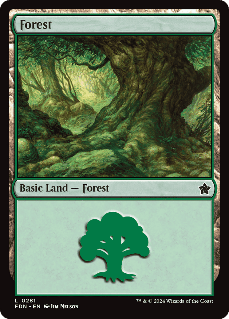 Forest — Foundations — Magic: The Gathering